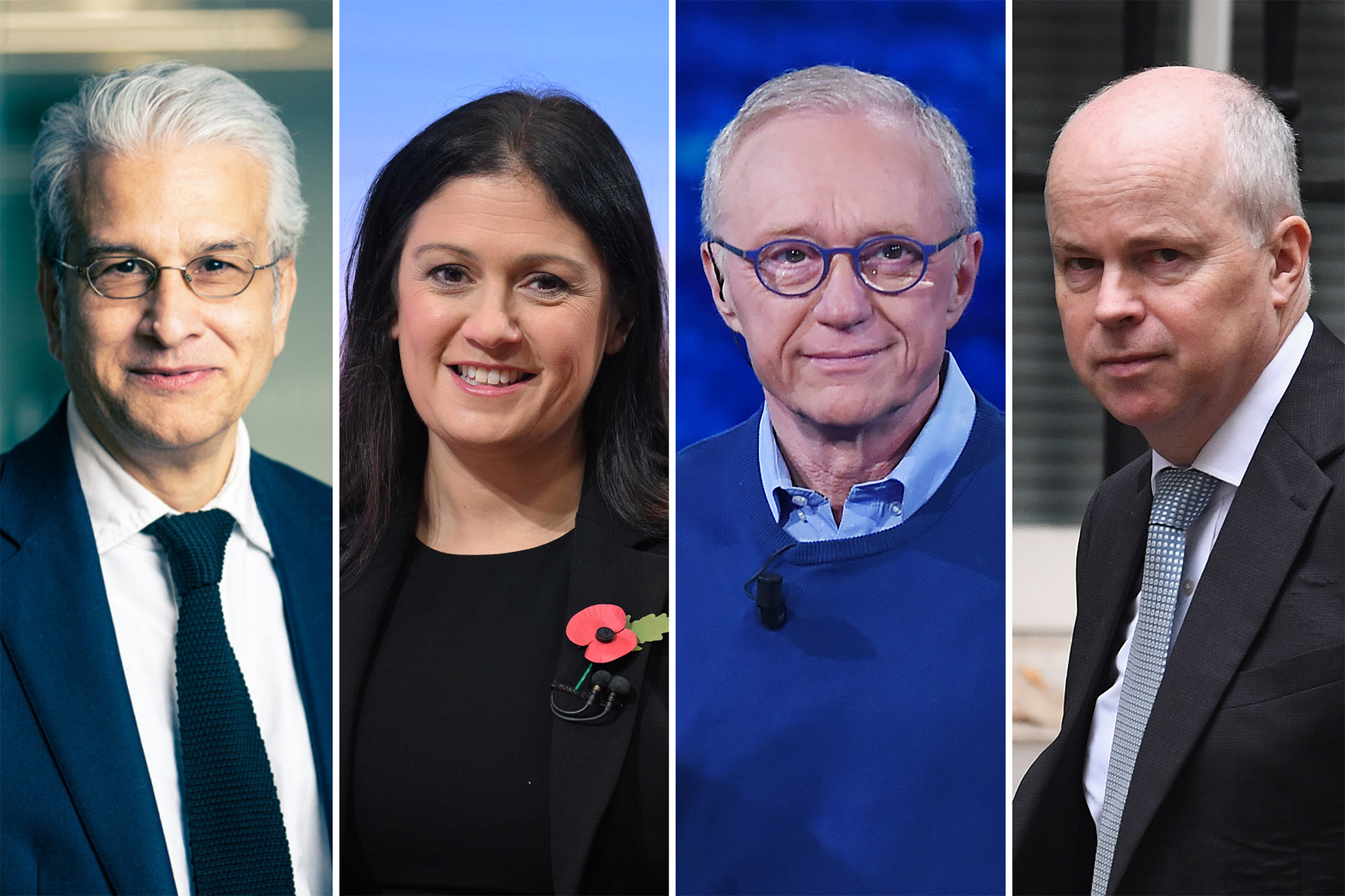 From left: Michael Prescott, Lisa Nandy, David Grossman, Robbie Gibb