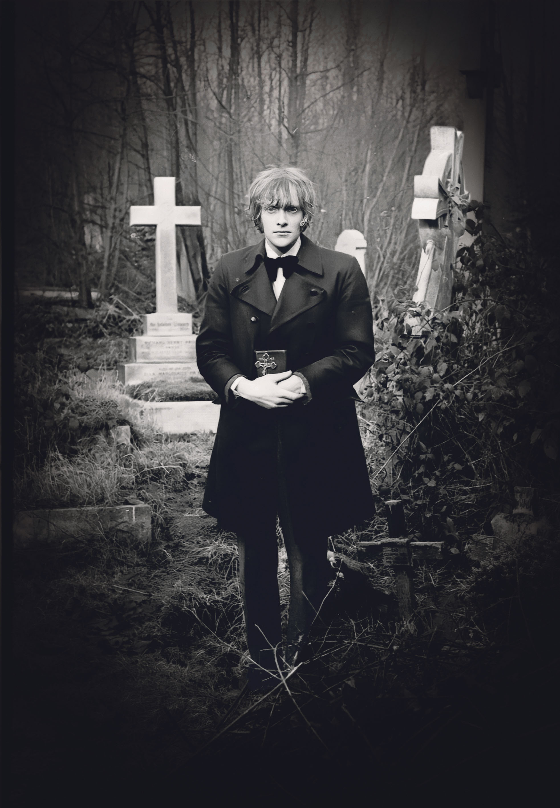 David Farrant and companions in Highgate Cemetery