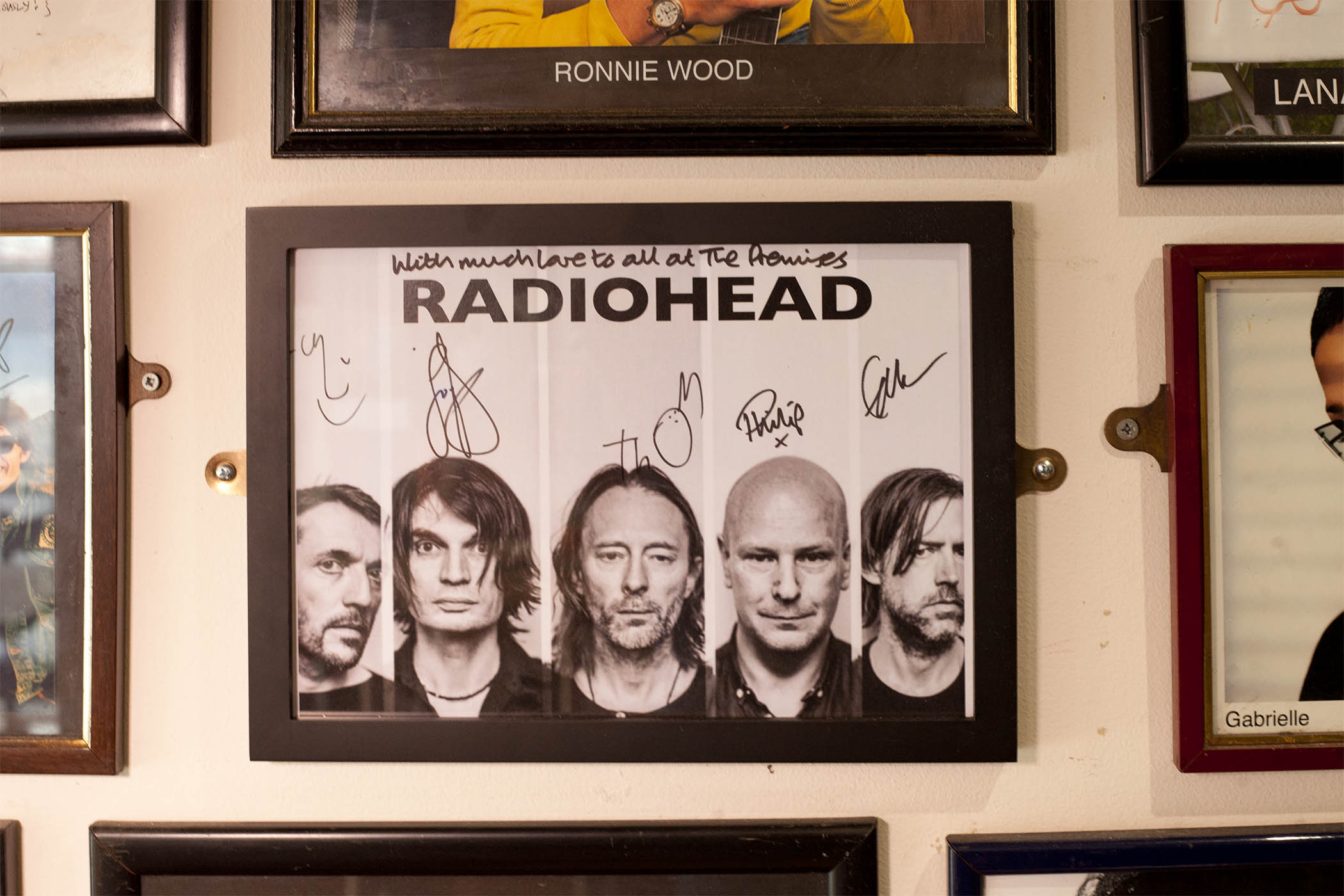 ‘With much love to all at The Premises’: a message from Radiohead