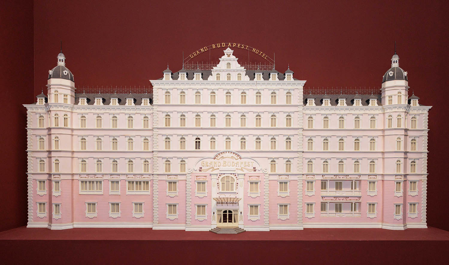 ‘A work of multistorey pink-on-pink architectural patisserie’: the 1/18th-scale model of the Grand Budapest hotel