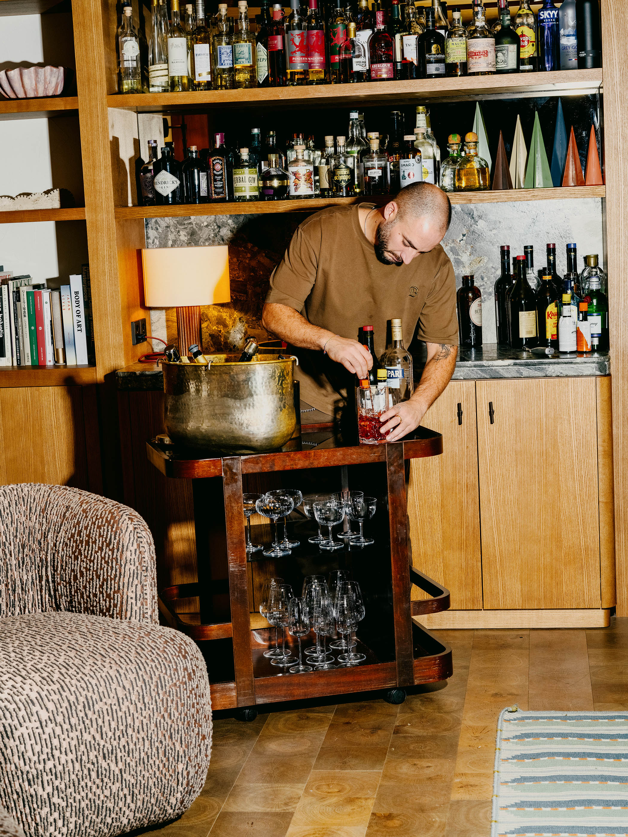 Transport of delight: the evening champagne trolley service