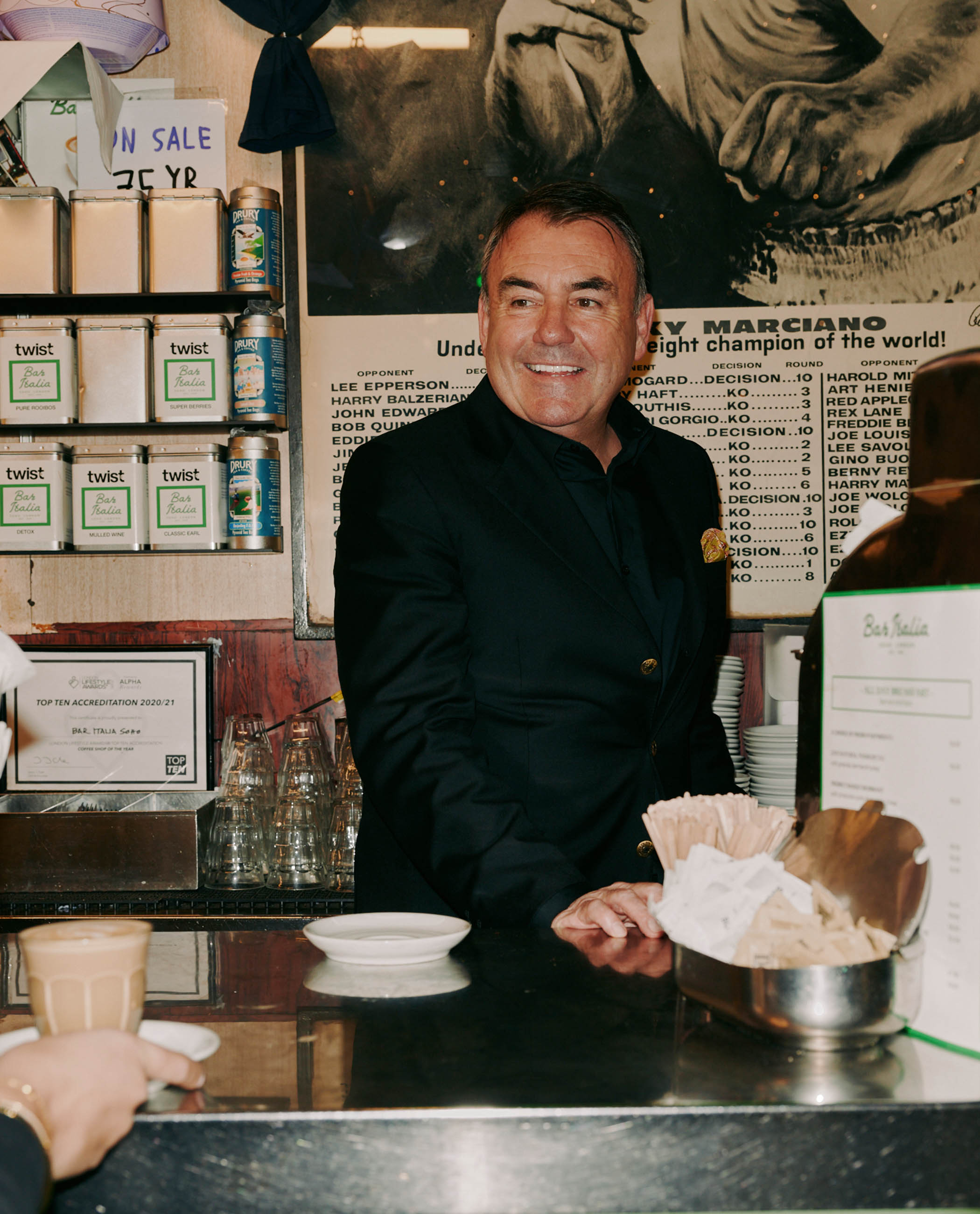 ‘After a gig or show, people don’t want to go home. They come in for coffee, pasta or cannoli’: Antonio Polledri