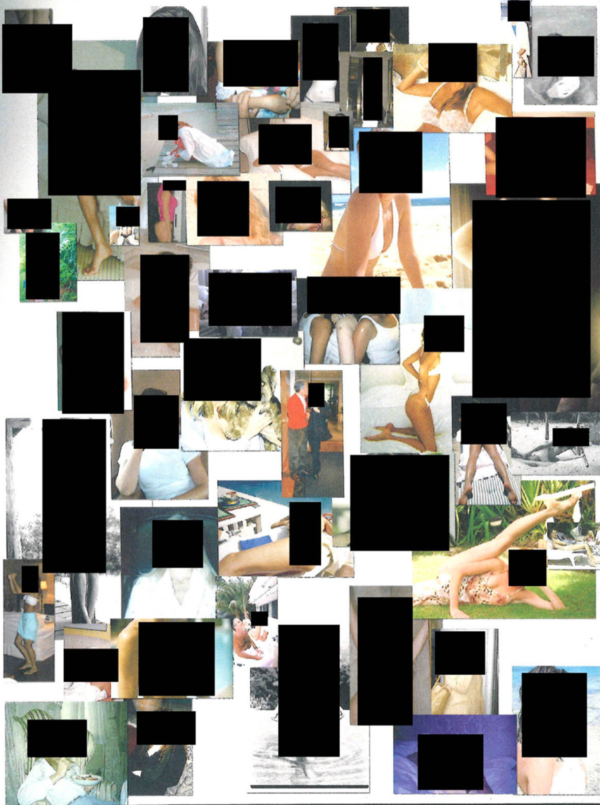 A page from Epstein’s 50th birthday book