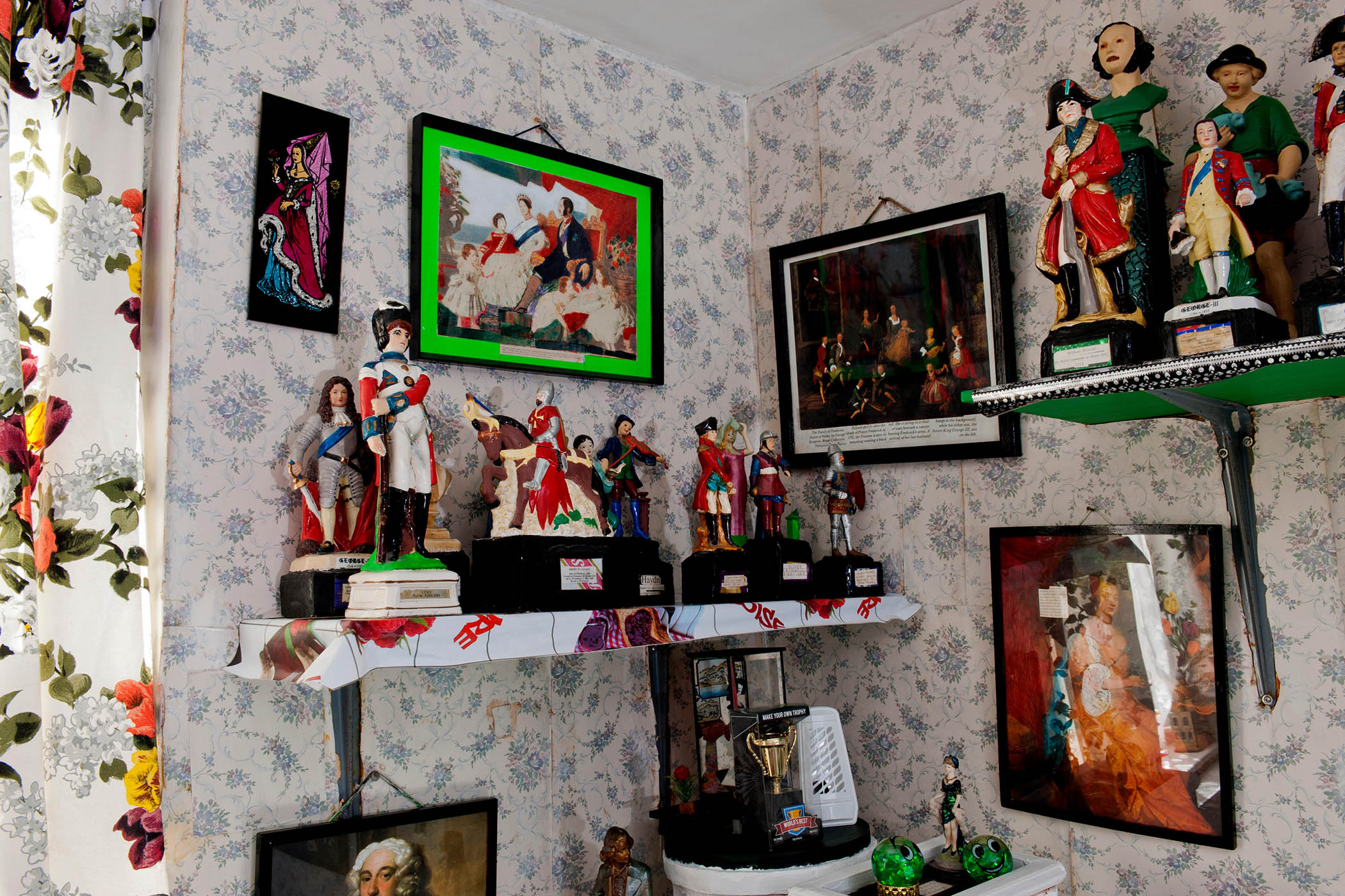 Some of the contents of Dalton’s flat in 2019 before it was cleared by his family the following year