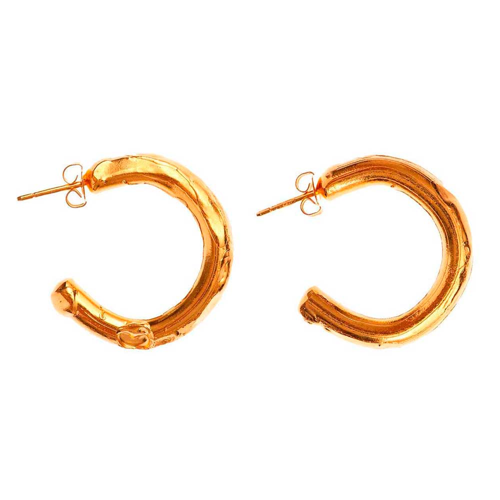 Go recycled The Etruscan Reminder hoops, £325, Alighieri