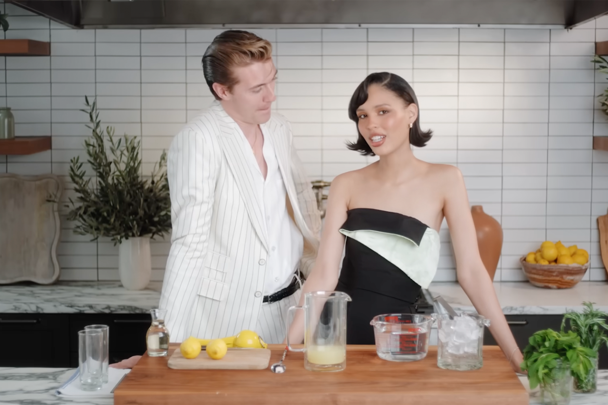 Kitchen goddess: Nara Smith and husband Lucky Blue Smith