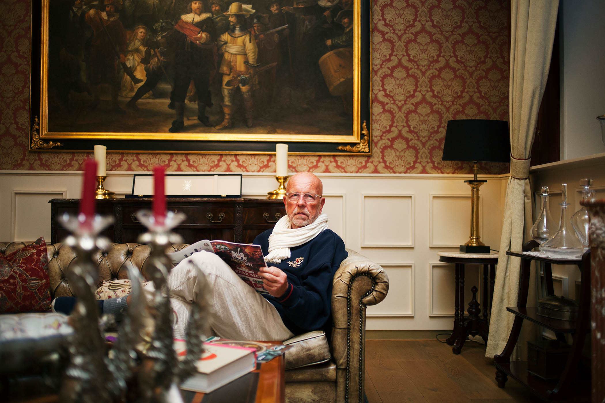 ‘Students know him as Sir’: Mr Wennekes started the school in 1999