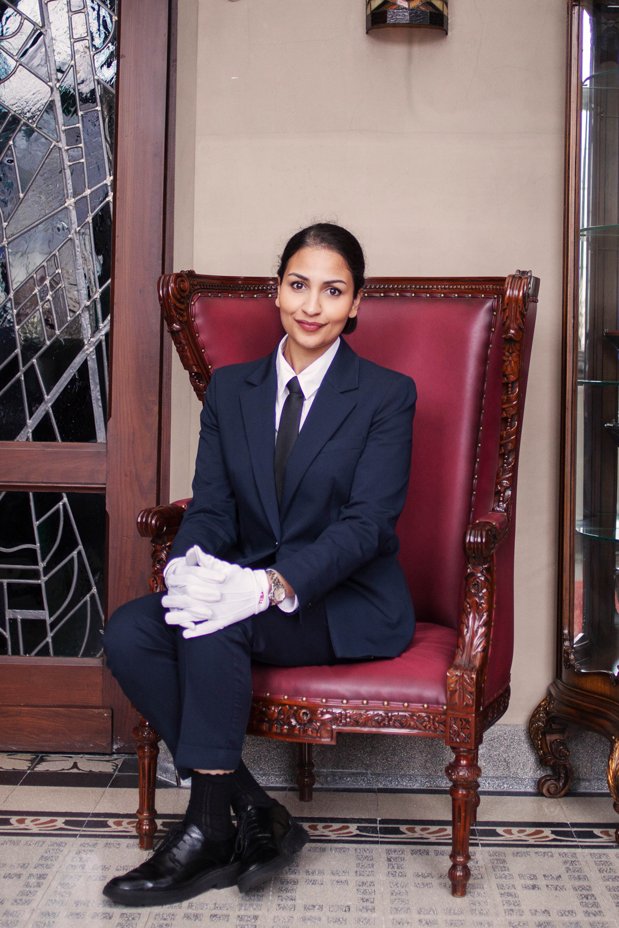 ‘You come in as a student, then you become a lady or a gentleman, and then you become a butler’