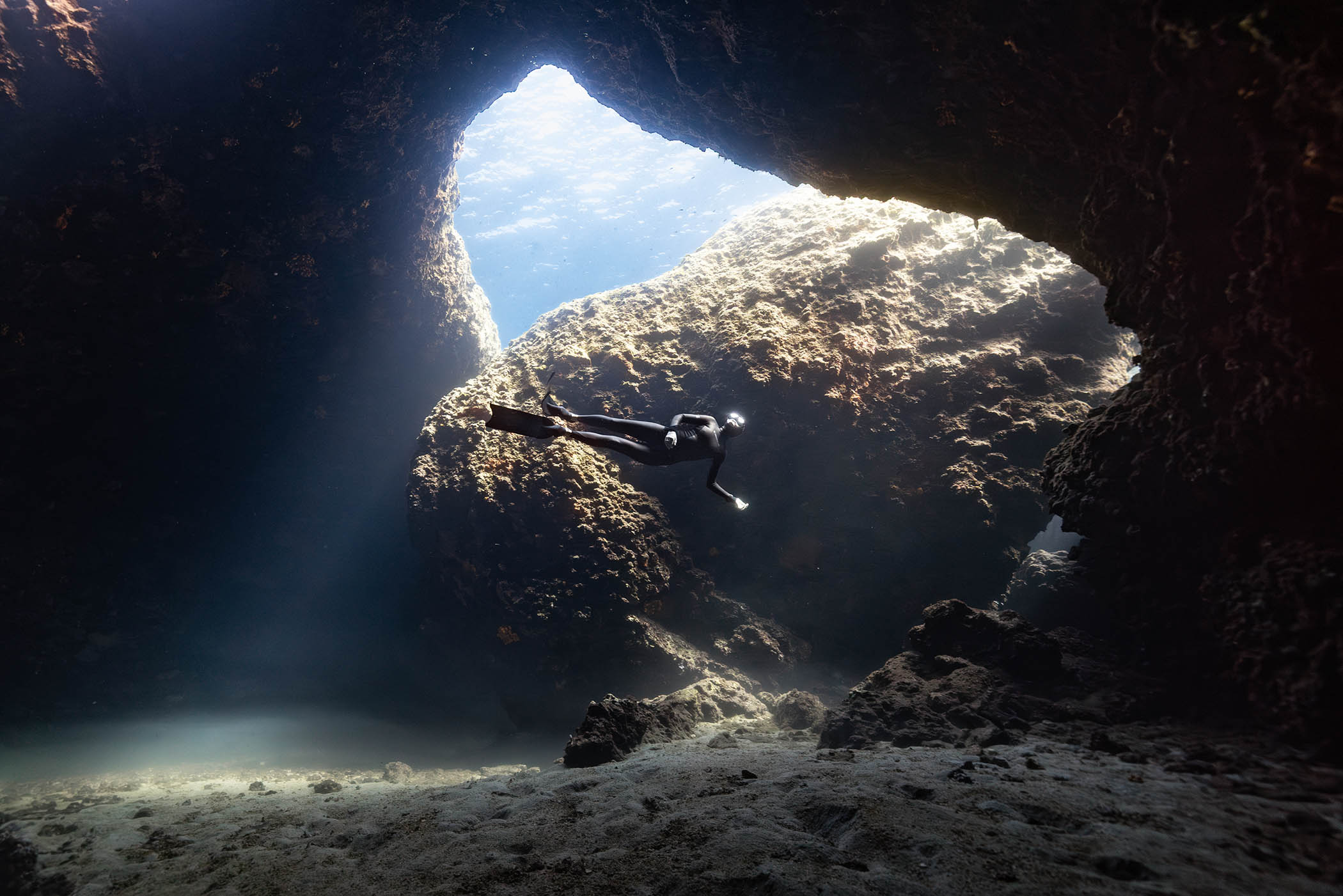 Inside the deep, dark heart of freediving