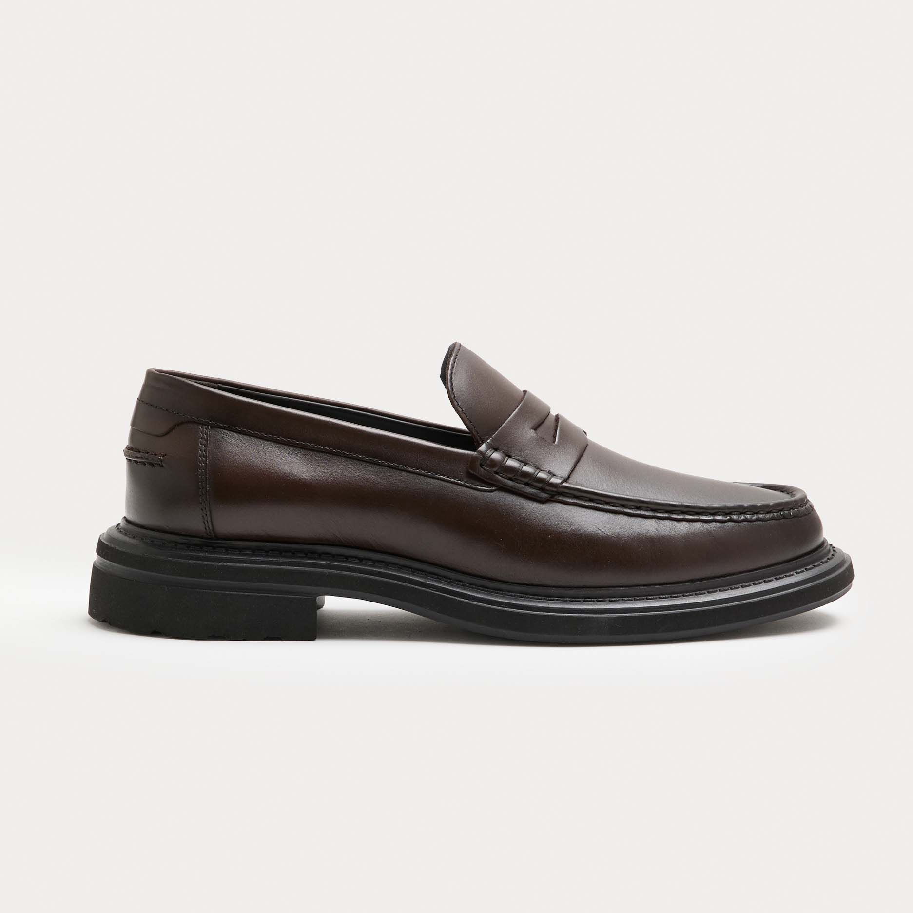 A real high street hero Leather slip-on, £65, M&S