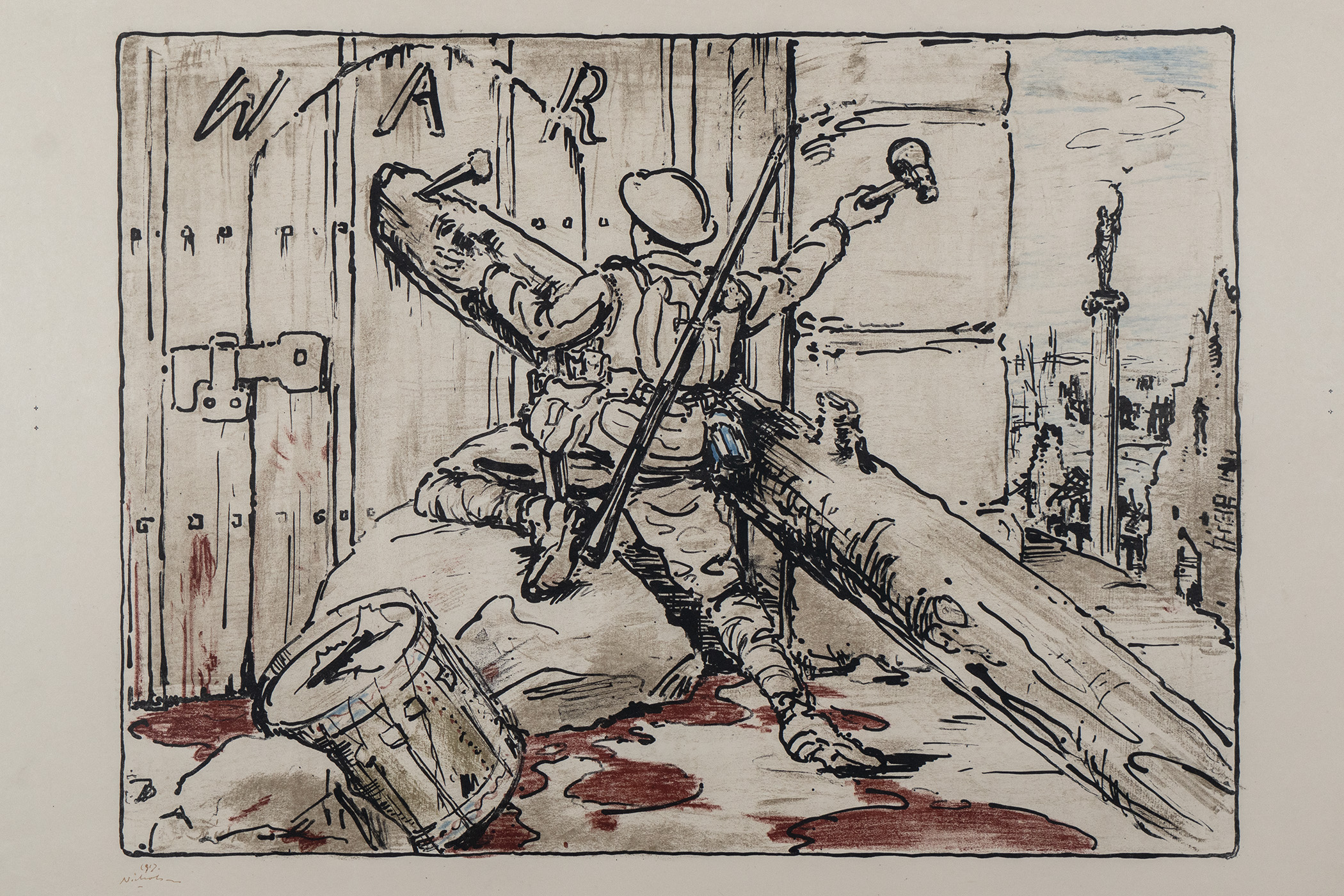 William Nicholson’s The End of War lithograph from 1917