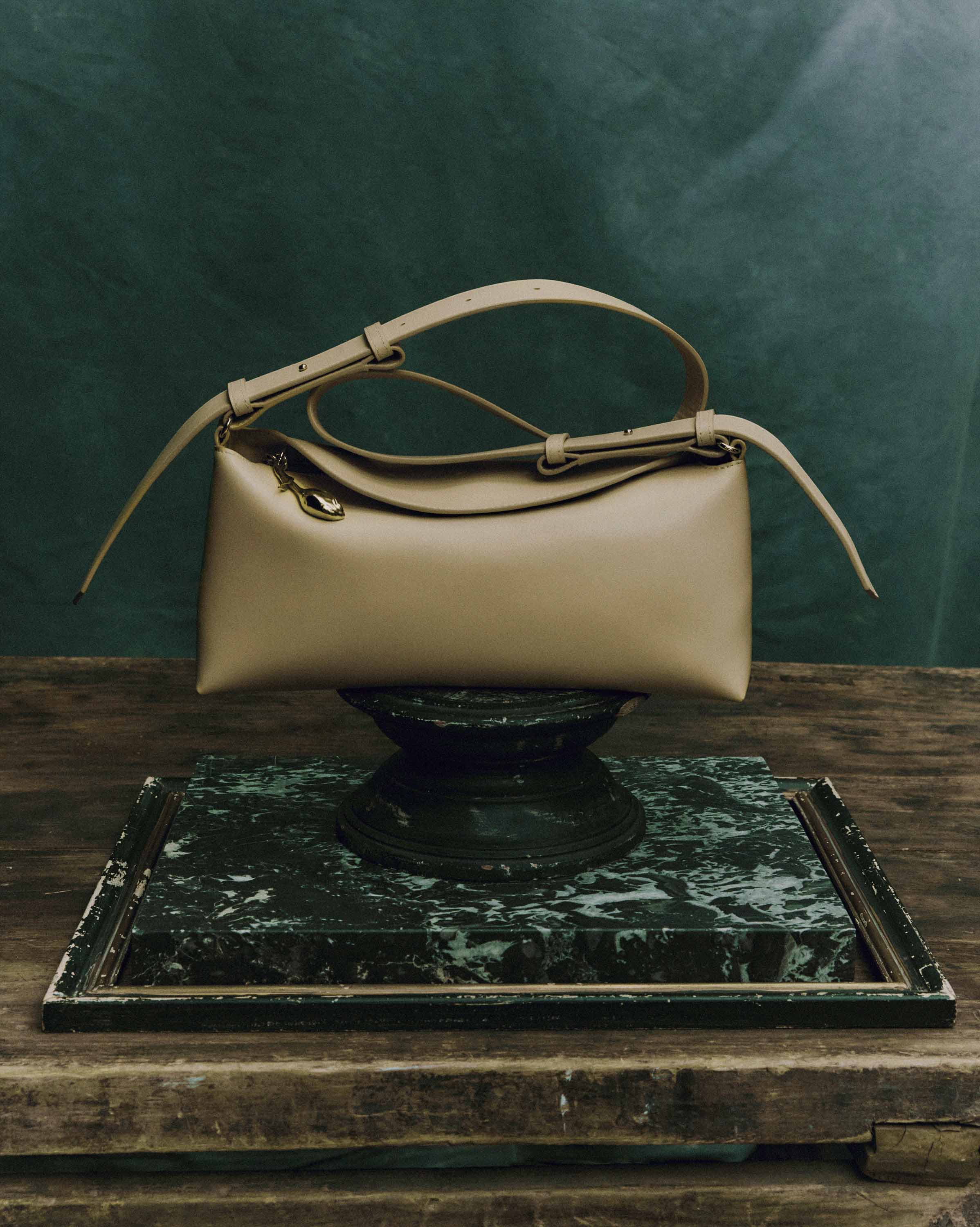 Feel relaxedThis year saw the rise of the slouchy bag: designs made out of soft, buttery leather that mould itself to the body and outfit of the carrier. Erdem’s Bloom East West design features a distinctive hammered-brass, flower-bud closure in a light gold finish, crafted from a single piece of leather. The bag features a detachable shoulder strap and is available in black, citron yellow, and embossed python. £995, Erdem