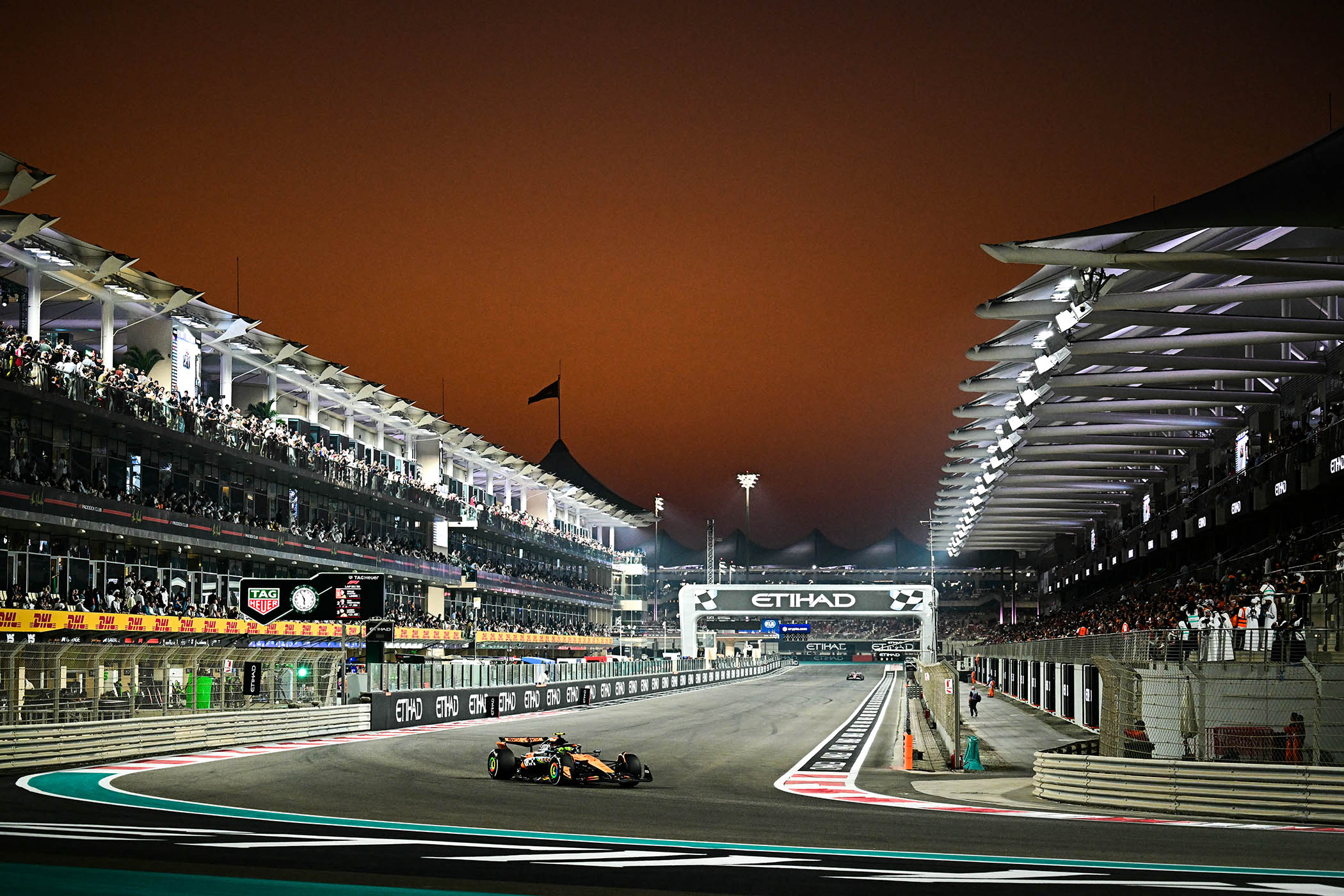 Lando Norris during the Abu Dhabi Formula One Grand Prix