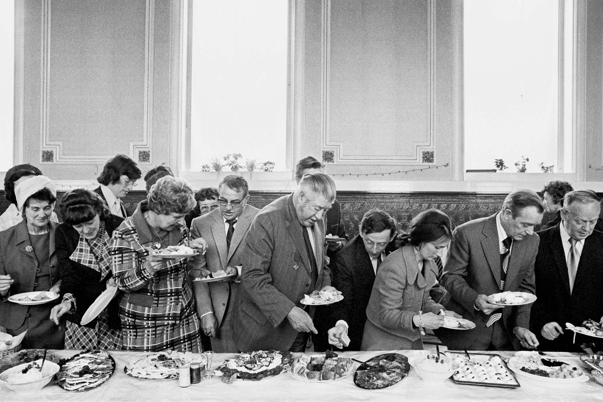 The mayor of Todmorden's inaugural banquet, from Parr’s series The Non-Conformists