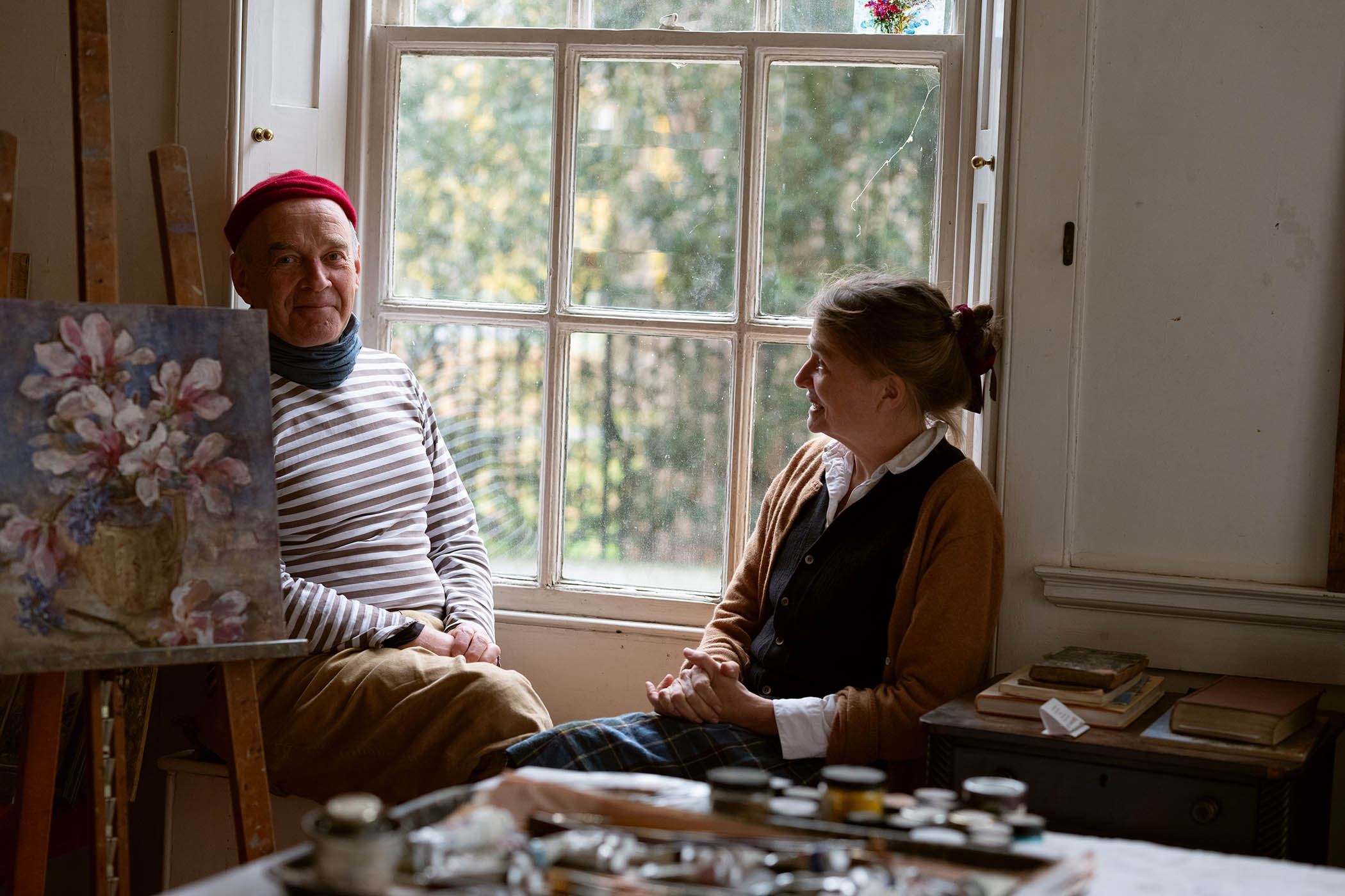 ‘People leaving evidence of themselves is very beautiful’: Michael Perry and Emily Patrick in their home in Crooms Hill