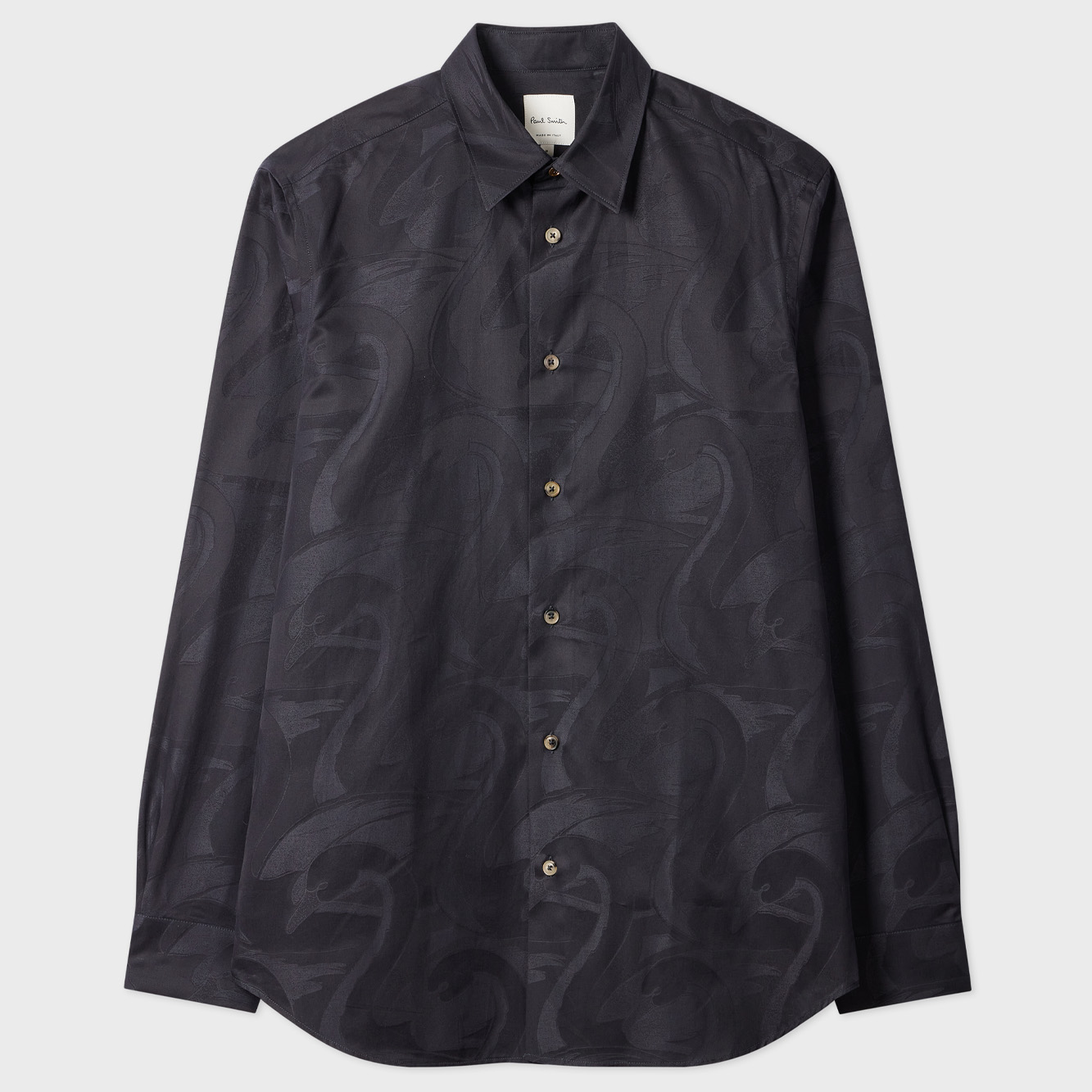 Black Swan jacquard shirt, £300, Paul Smith