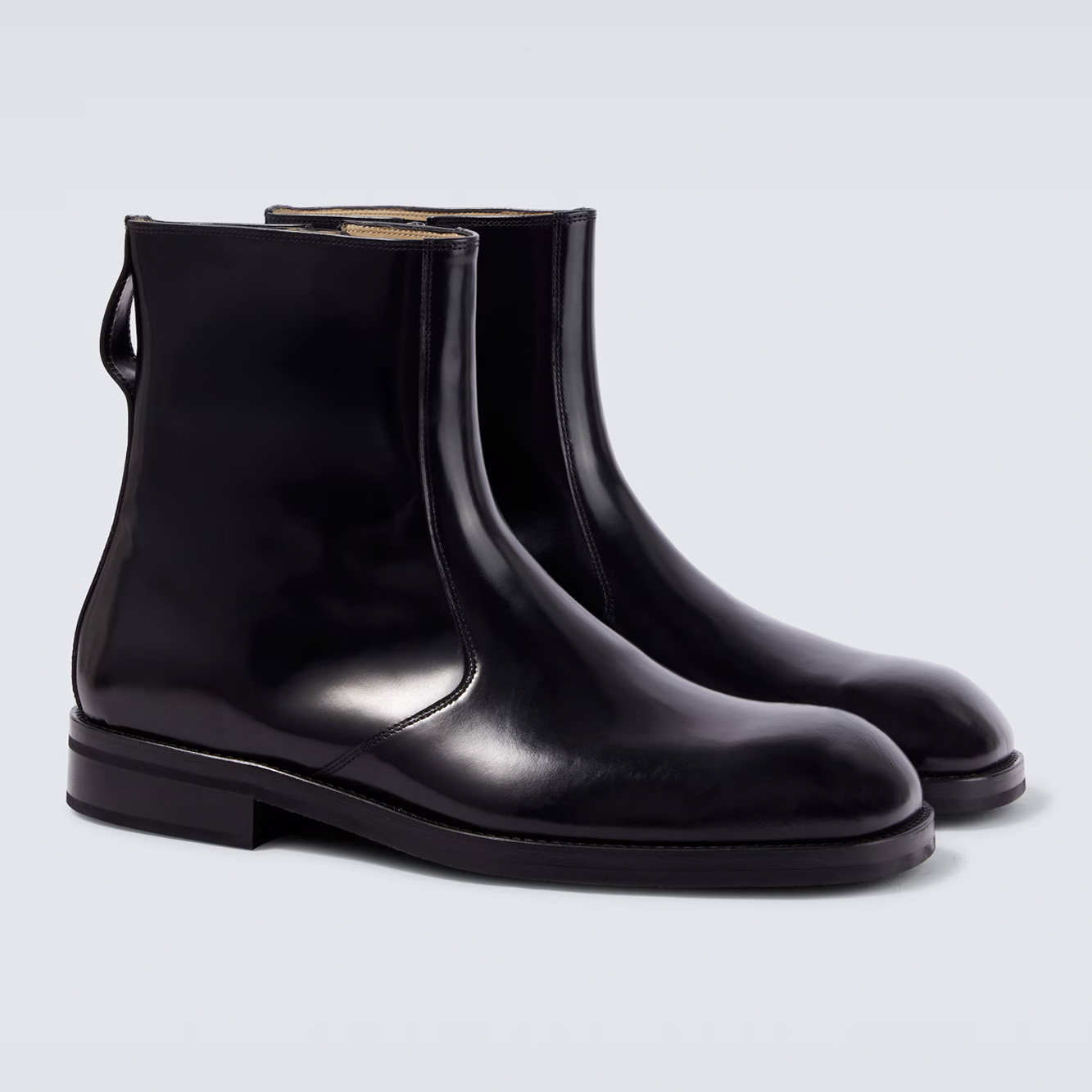 Leather ankle boots, £760, Lemaire from Mytheresa