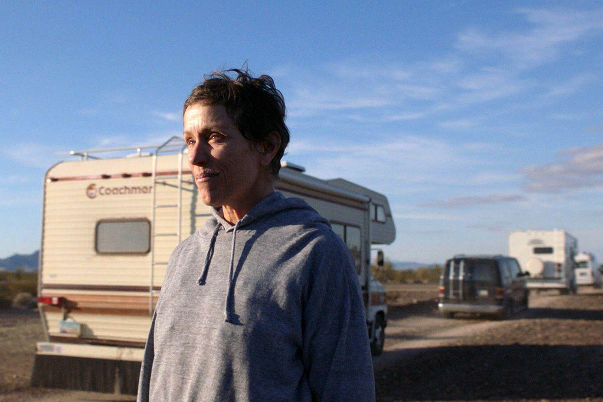 Frances McDormand won the best actress Oscar for her role in Zhao’s Nomadland