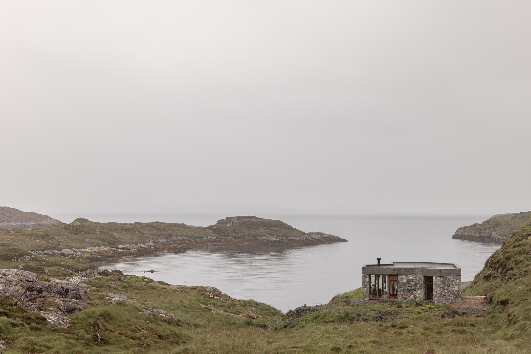 ‘It creates inhabitation on some kind of edge’: the house sits on an inlet of the remote island of Harris