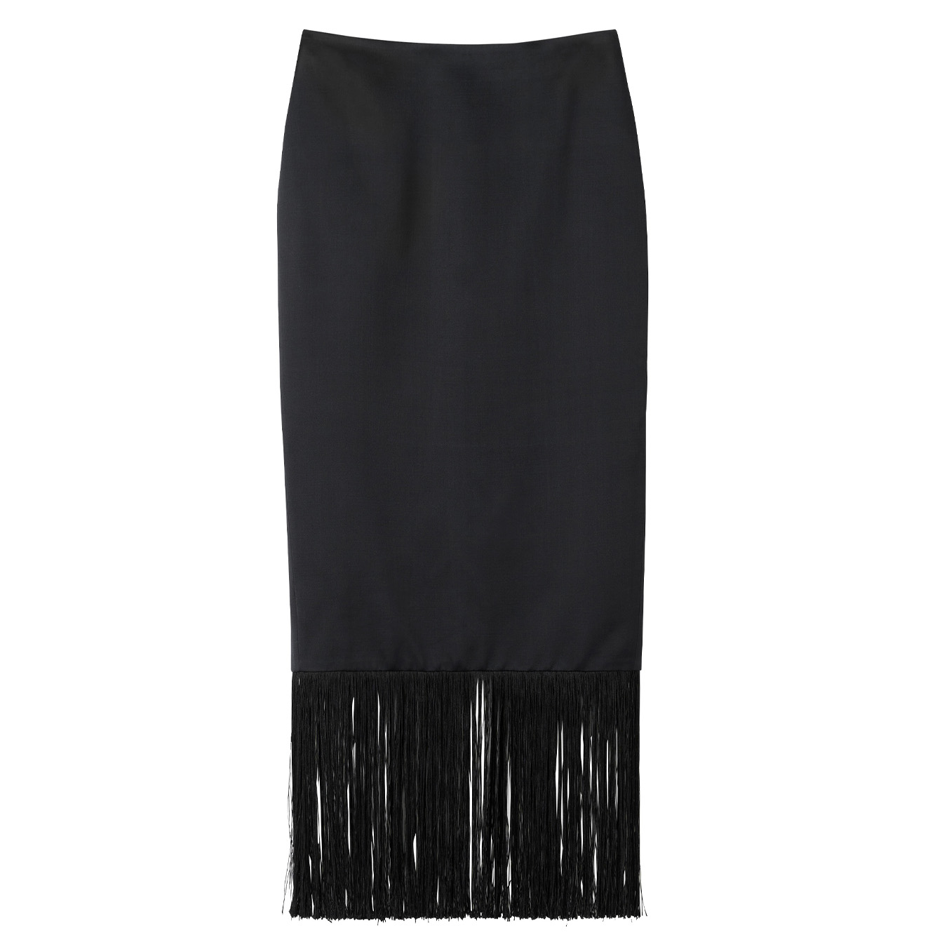 Fringe skirt, £385, Soft Goat