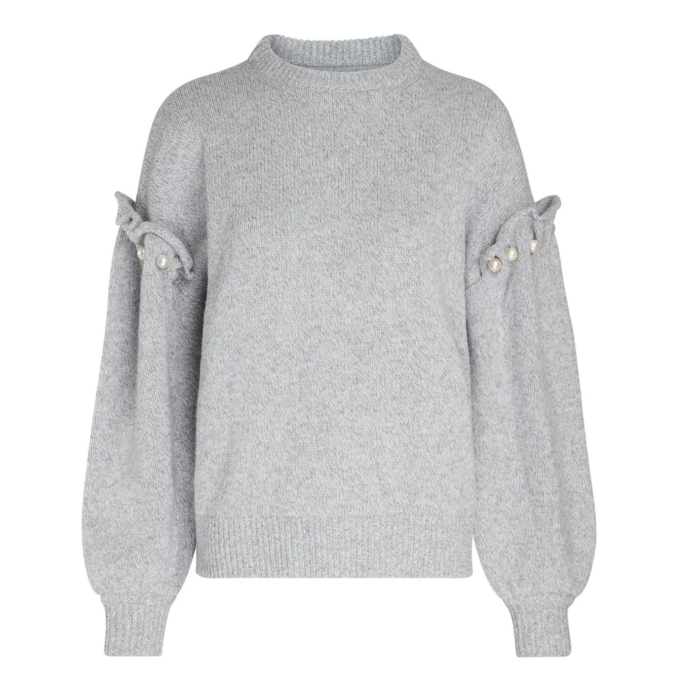 Grey marl jumper, £360, Akyn