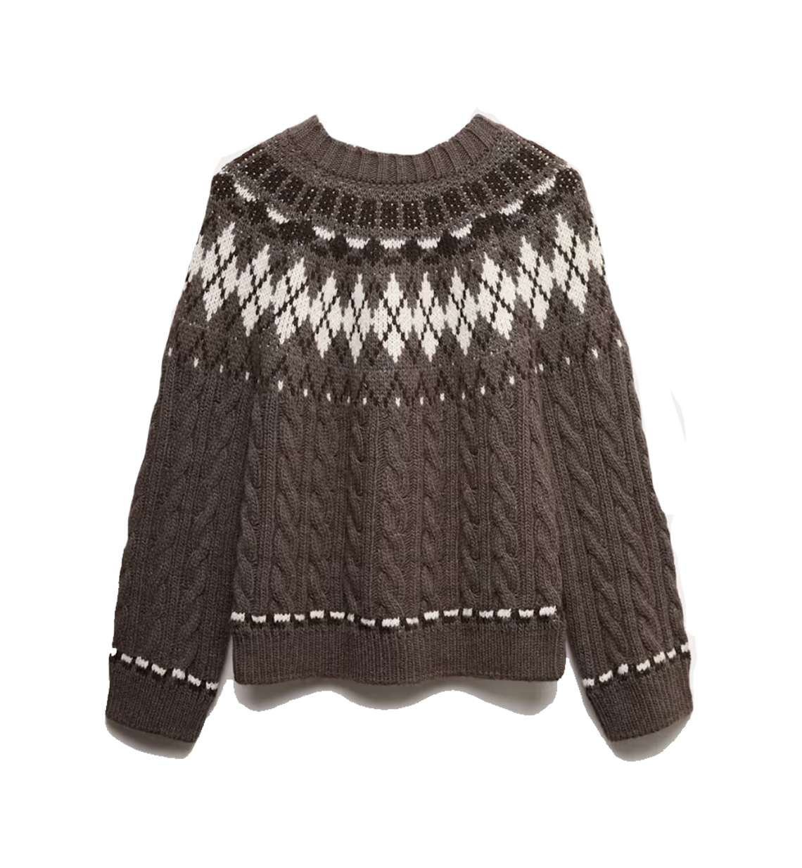 Nutmeg cable, £38, M&S