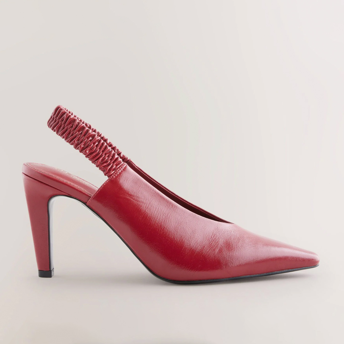 Red slingback heels, £36, Next