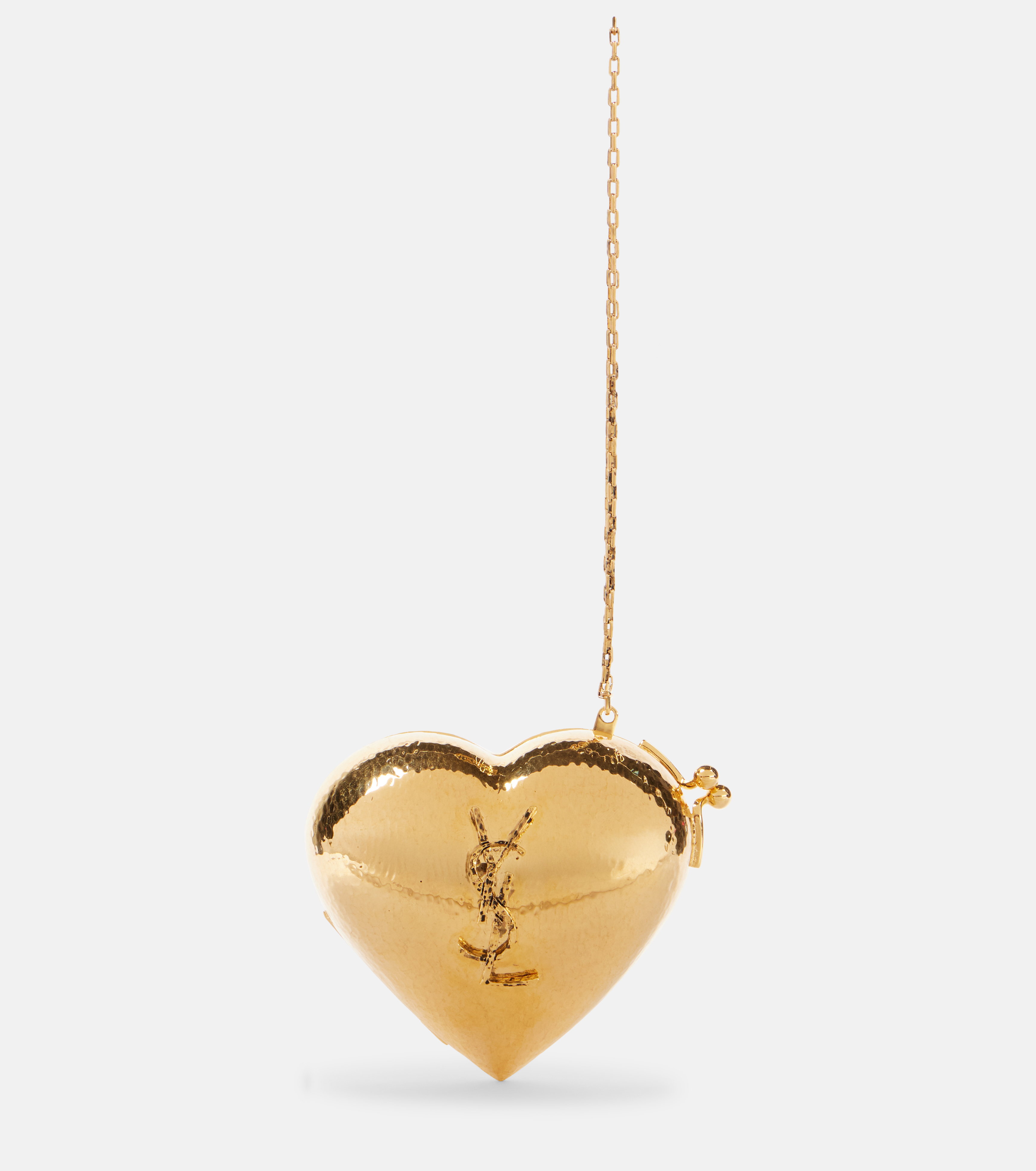 Gold heart, £2265, Saint Laurent (mytheresa)