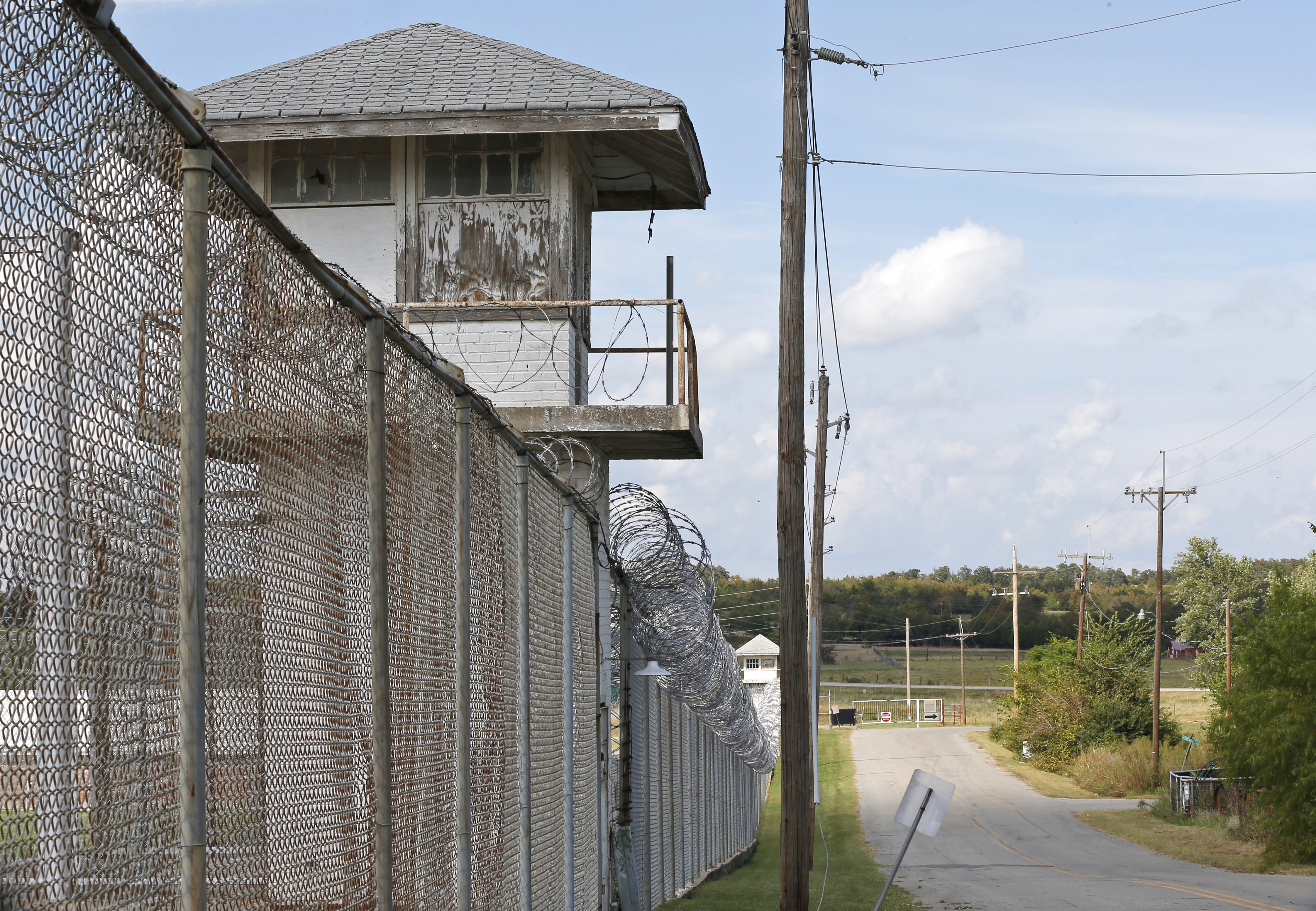 Oklahoma State Penitentiary in McAlester, where Tremane Wood (main image) was on death row