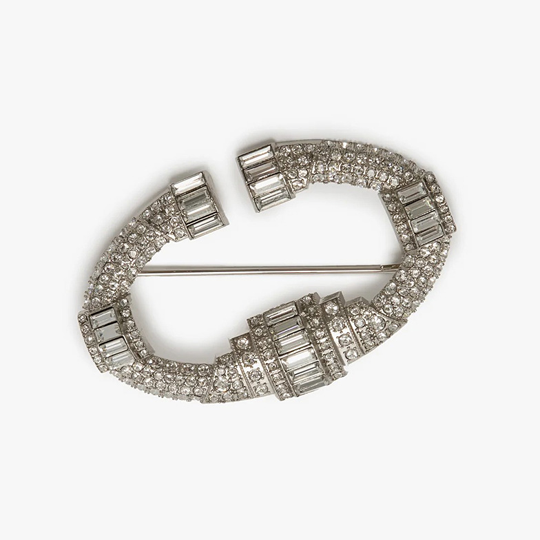 Crystal Brooch £290, Victoria Beckham