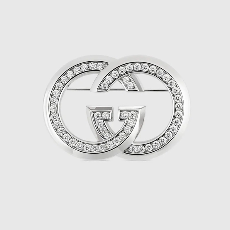 Brooch, £345, Gucci