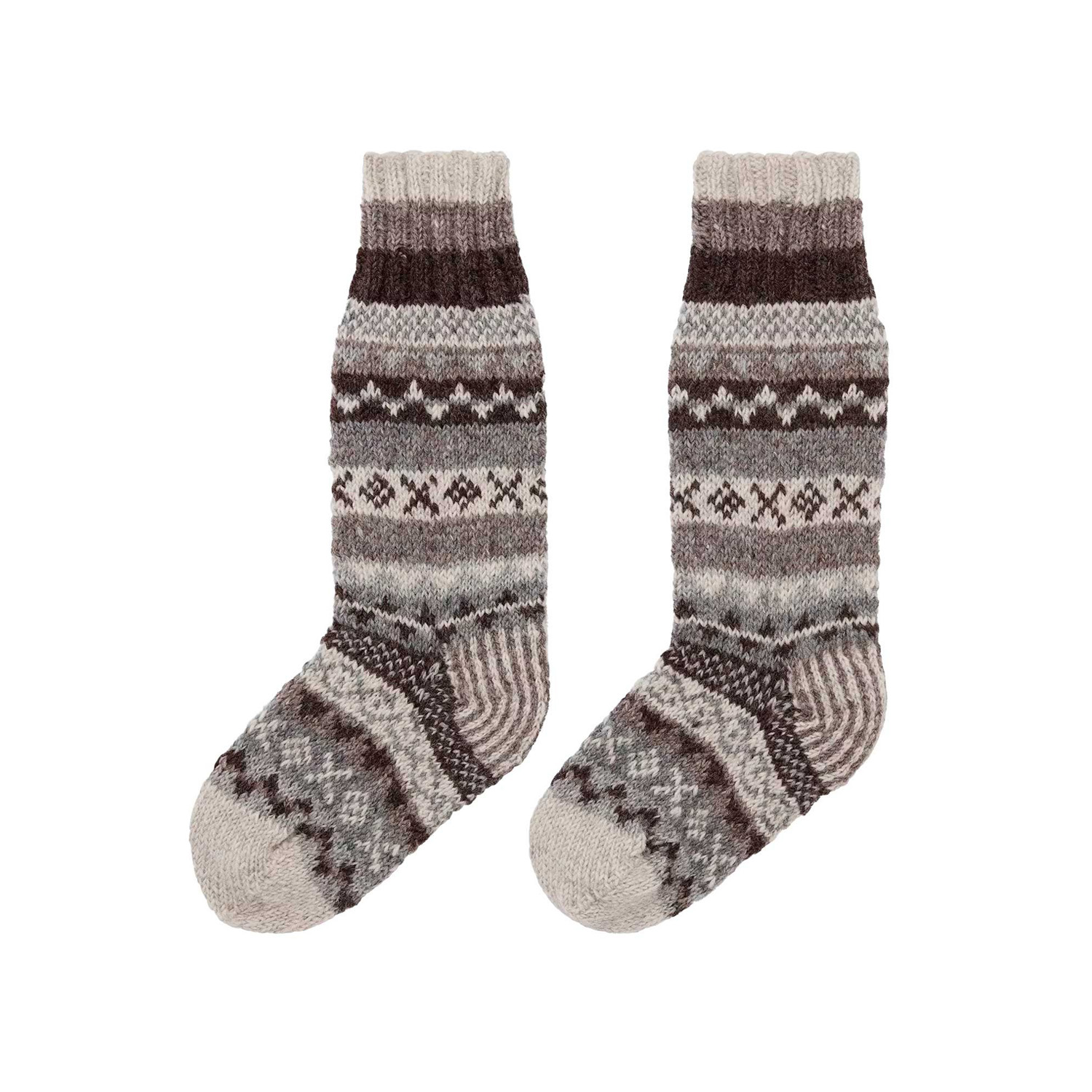 Hand knitted Fair Isle, £35, Plumo