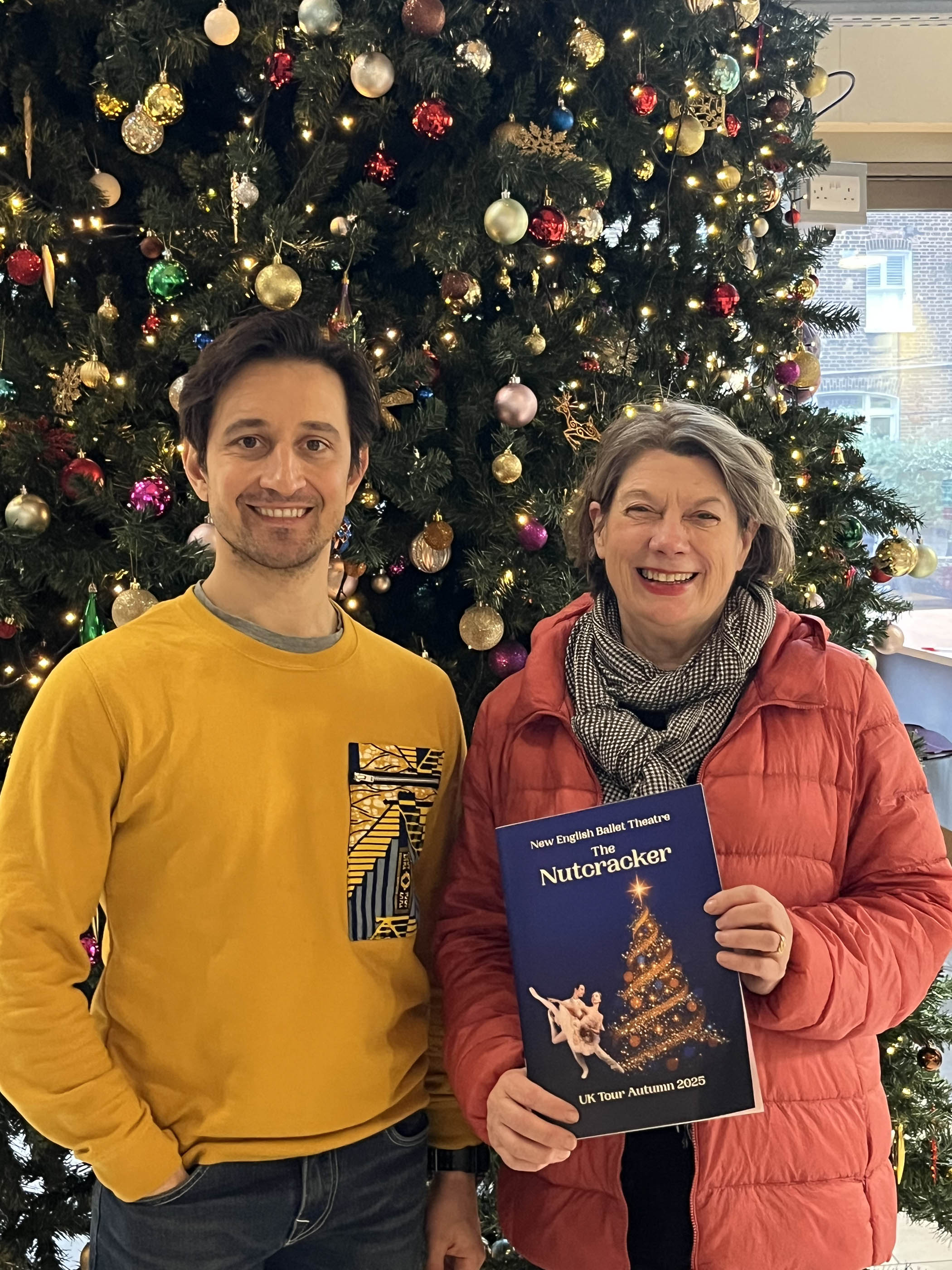 With choreographer Valentino Zucchetti, New English Ballet Theatre