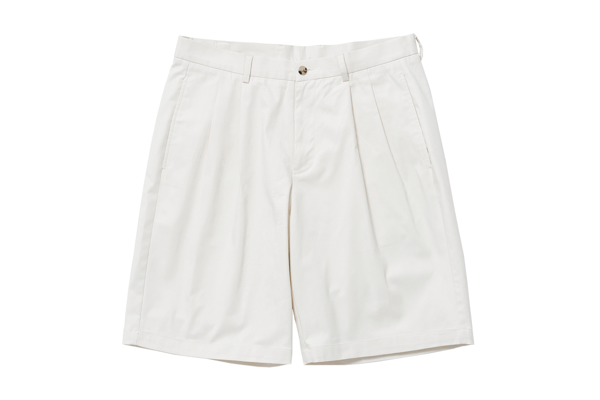 Double-pleat shorts, £210, P Johnson