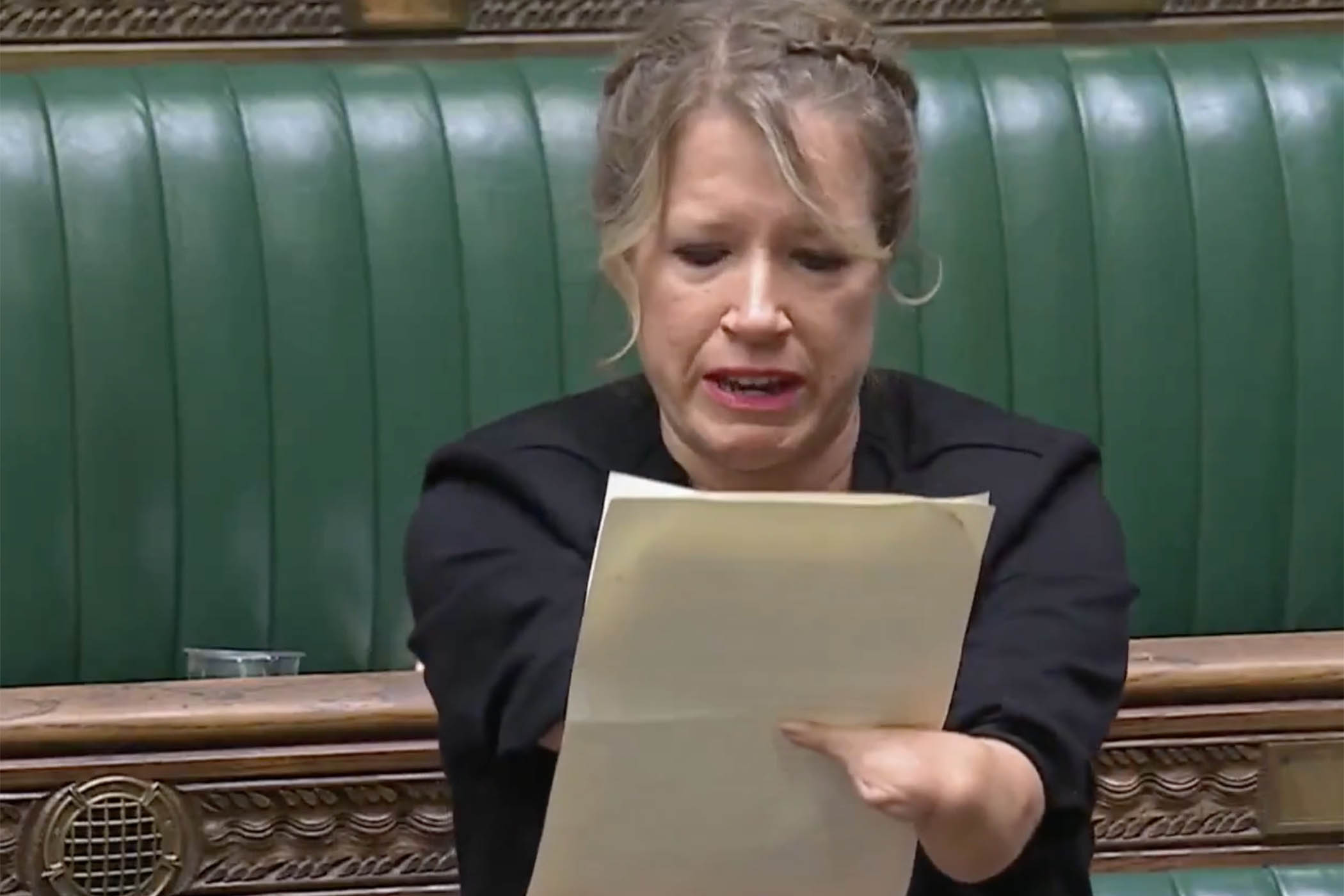 Marie Tidball said “as a matter of conscience” she could not support proposed changes to disability benefits