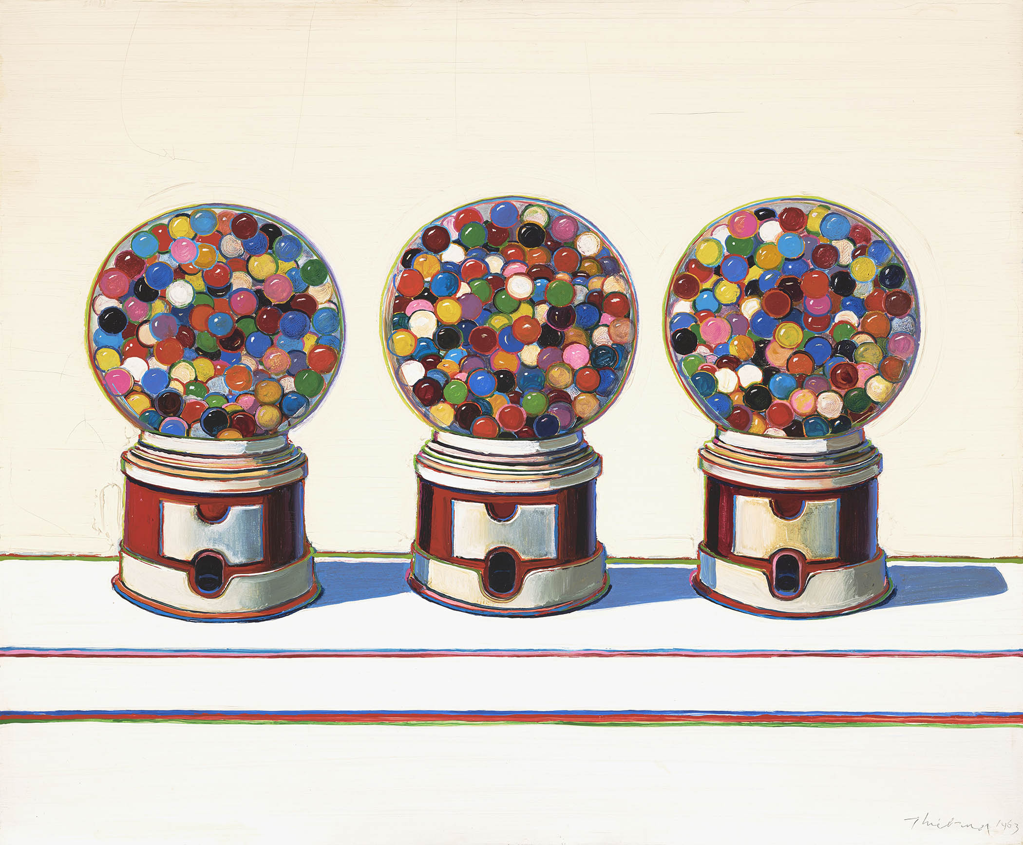 ‘The pigment radiant as lemon curd’: Wayne Thiebaud’s Three Machines, 1963