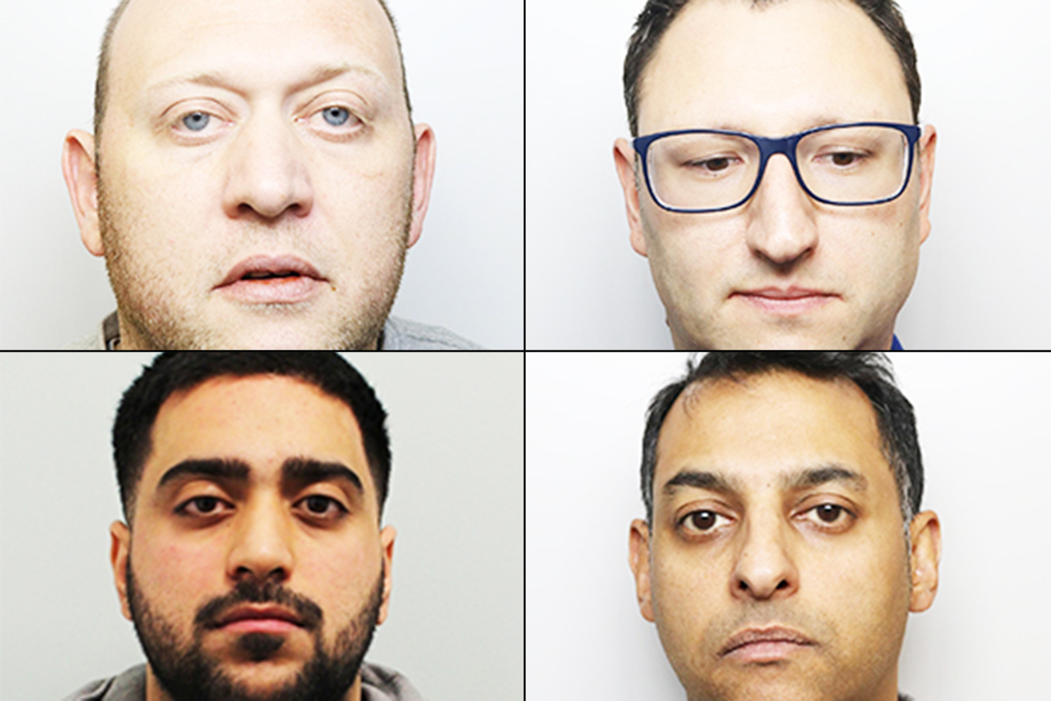 Clockwise from top left: Gregory Frankel, Daniel Rawson, Haroon Rashid and Arjun Babber