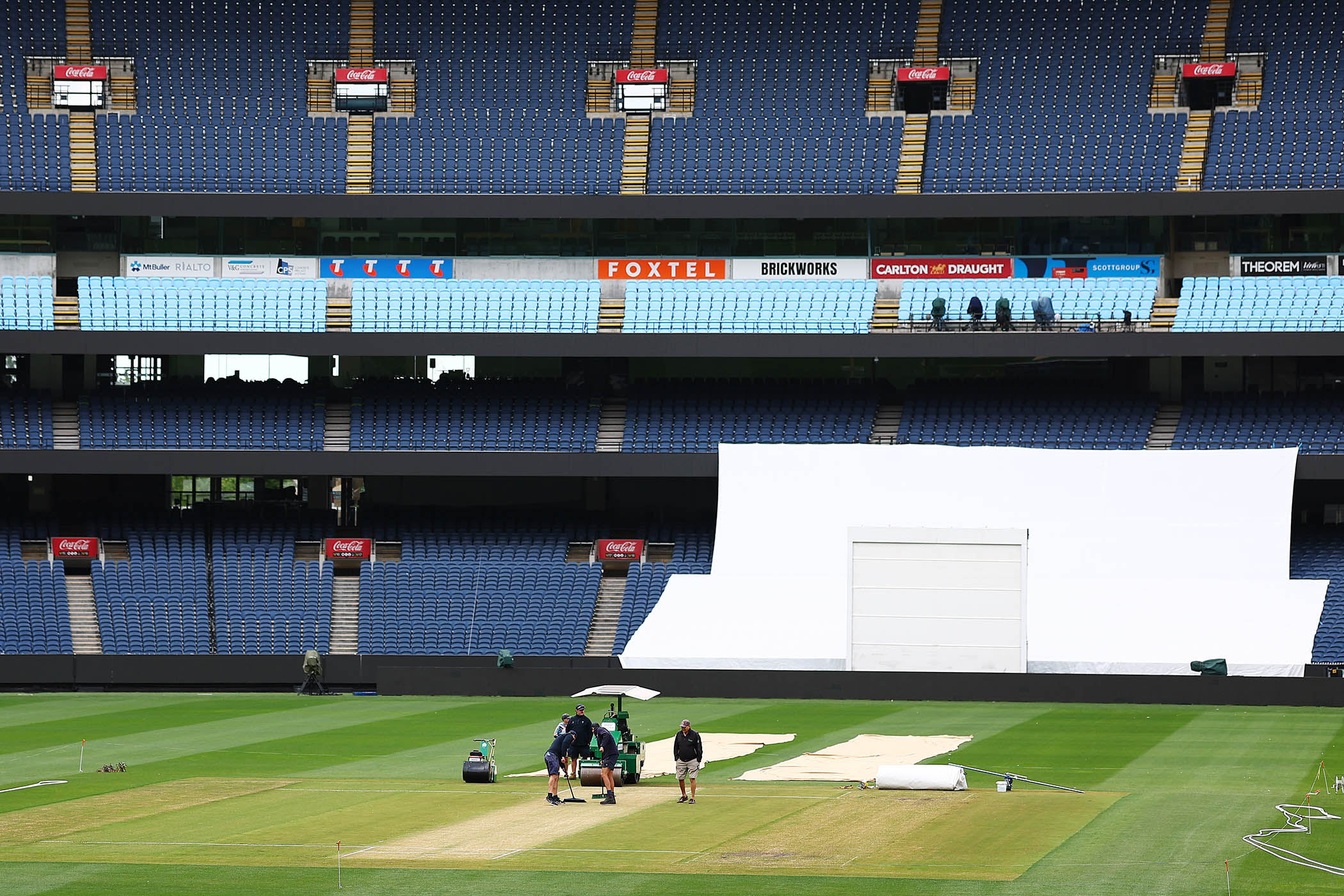 The Australia training session at Melbourne Cricket Ground on Christmas Day