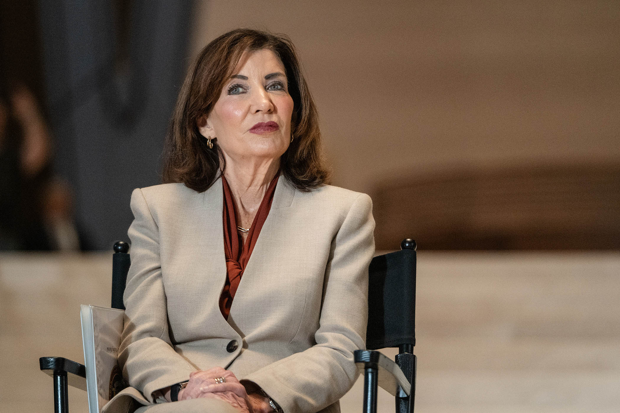 Kathy Hochul, the Democratic governor of New York, is campaigning for re-election in 2026.