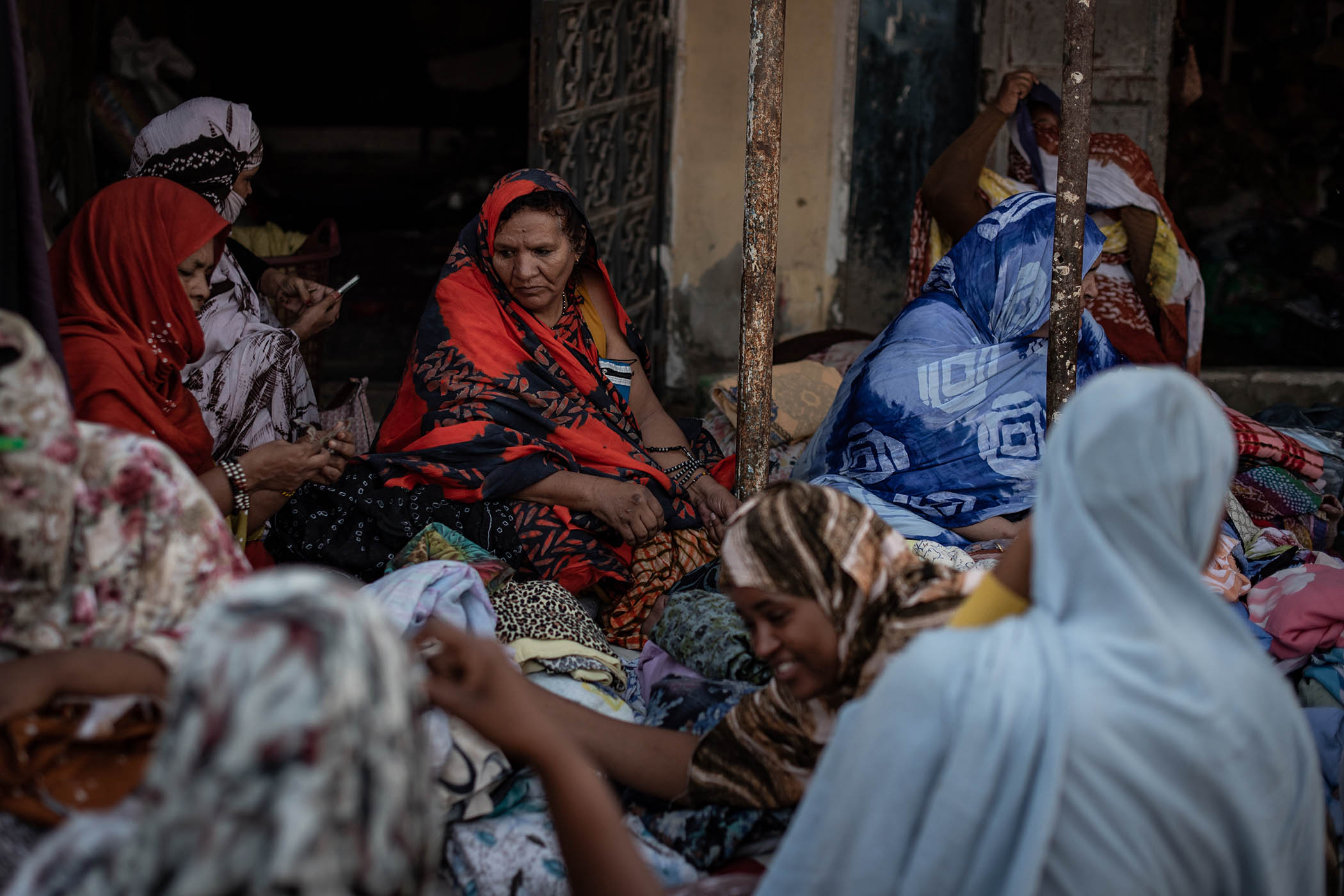 Market of divorced women, Nouakchott.