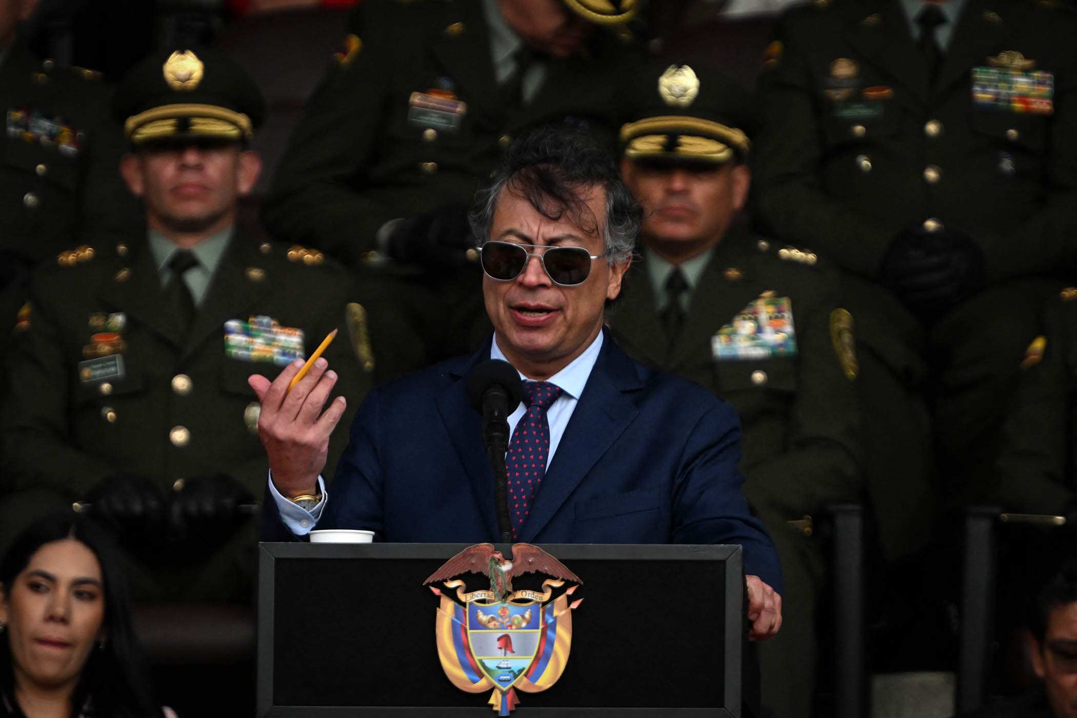 Colombia's president Gustavo Petro.