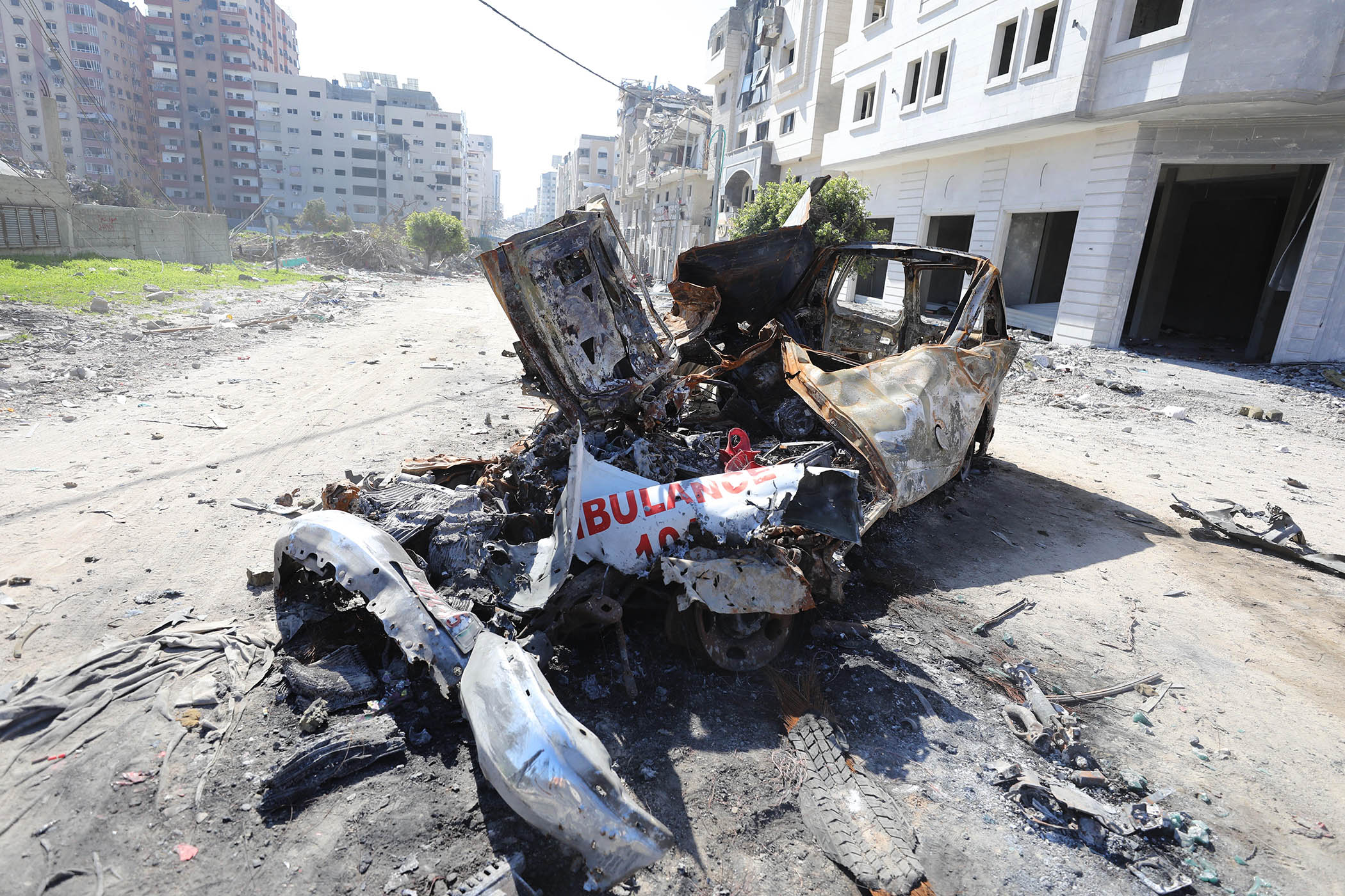 The ambulance sent to help Hind Rajab’s family in Gaza City