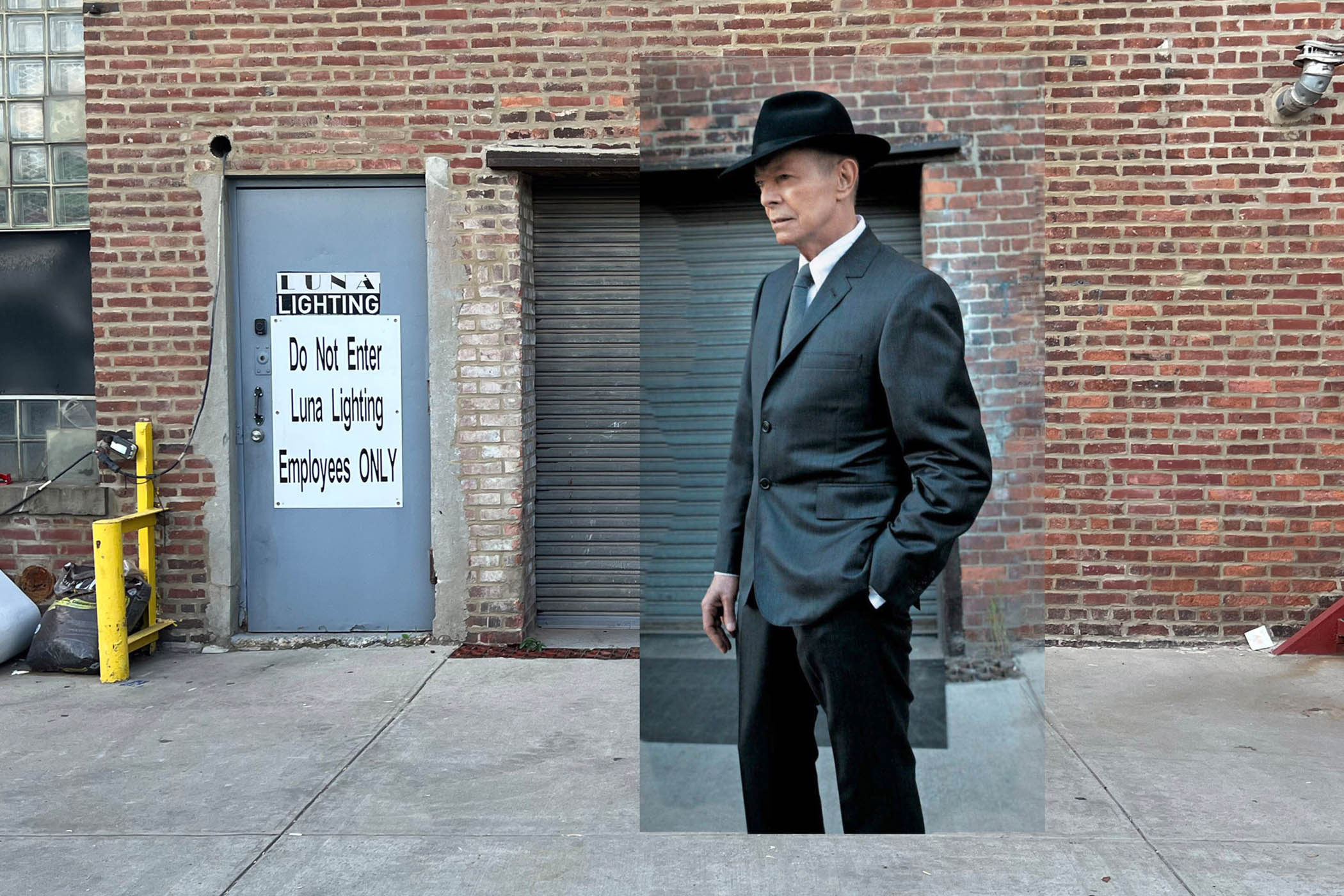 Bowie in a promotional shot for Blackstar, which was released two days before he died