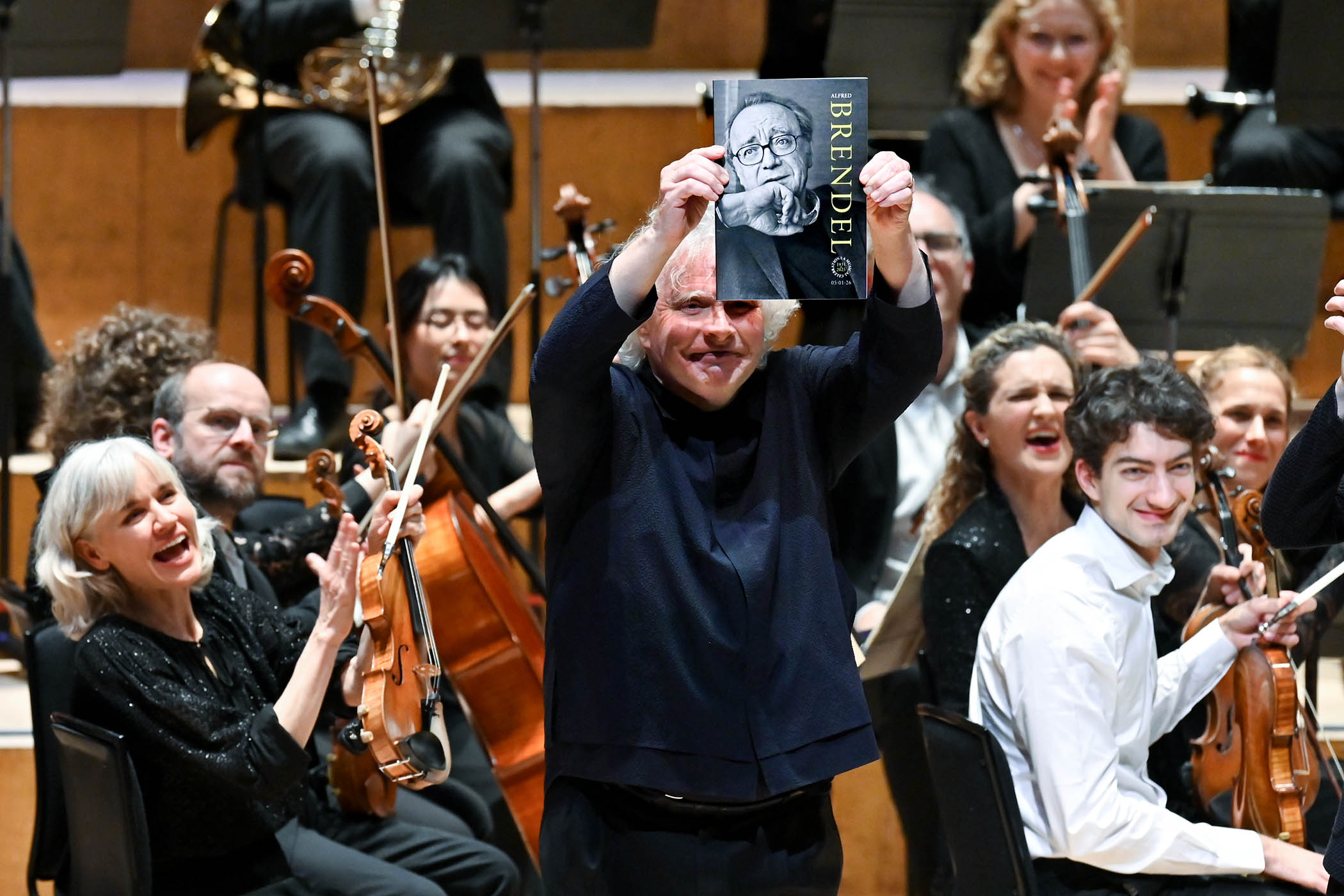 Simon Rattle pays tribute to Brendel at the Barbican event