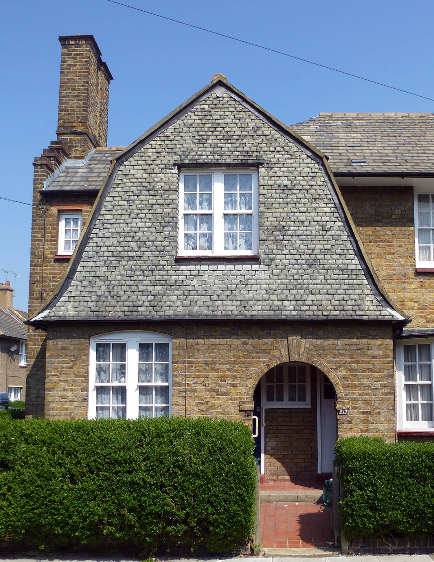 The Tower Gardens estate in Tottenham, north London comes with the requirement that residents maintain hedges in their front gardens