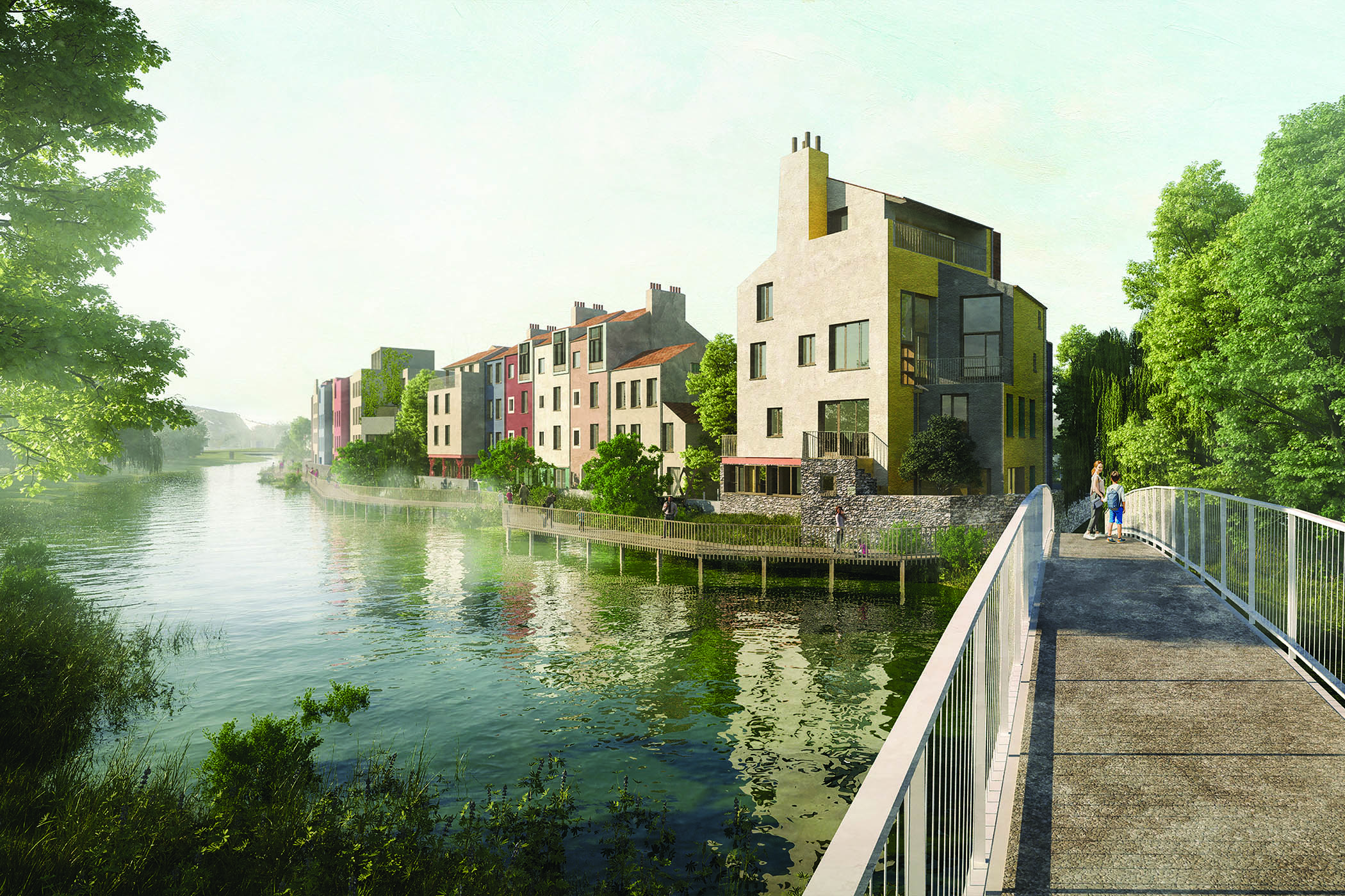 A CGI of the Phoenix project in Lewes, East Sussex