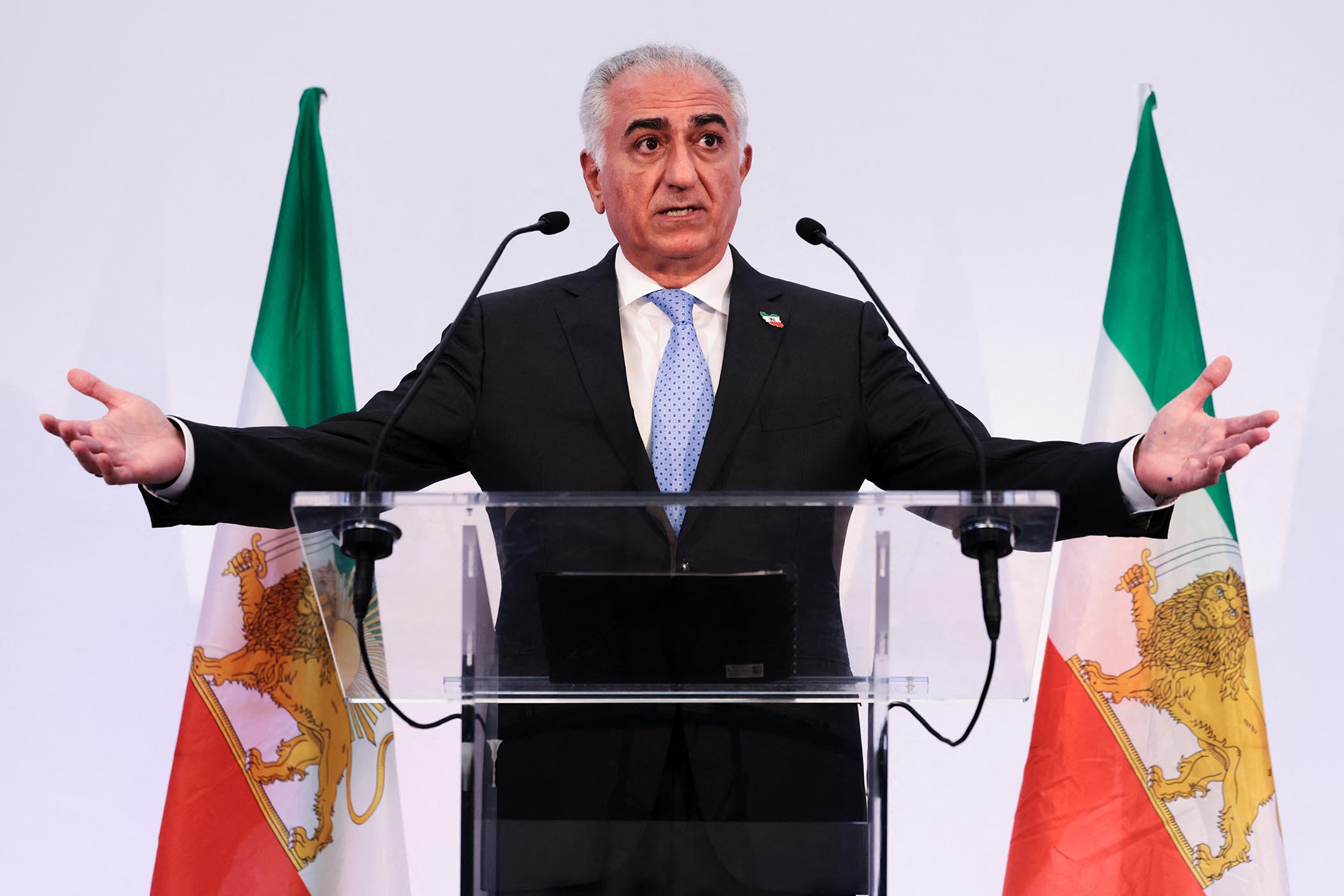 Crown prince Reza Pahlavi