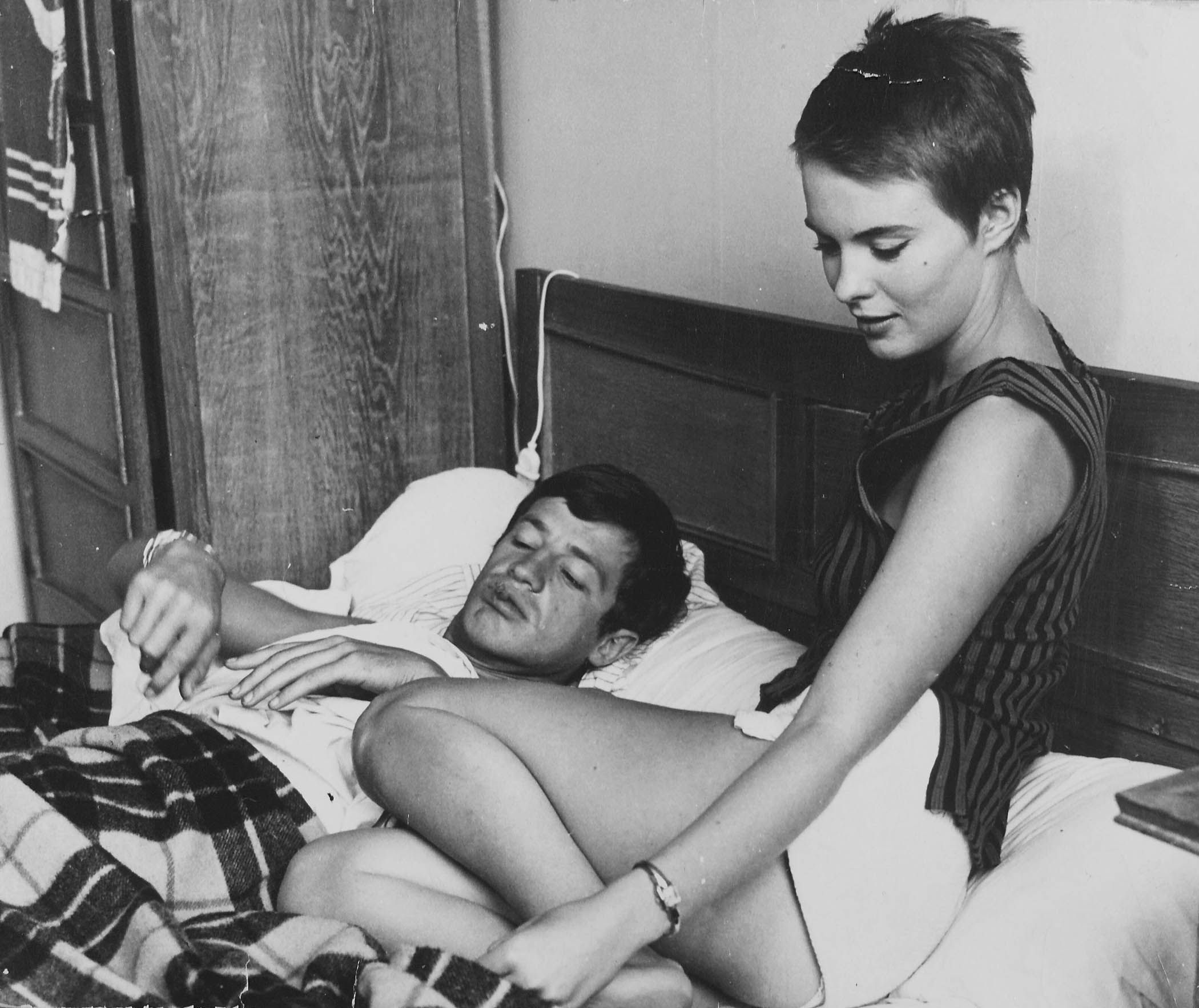 Jean-Paul Belmondo and Jean Seberg in À Bout de Souffle