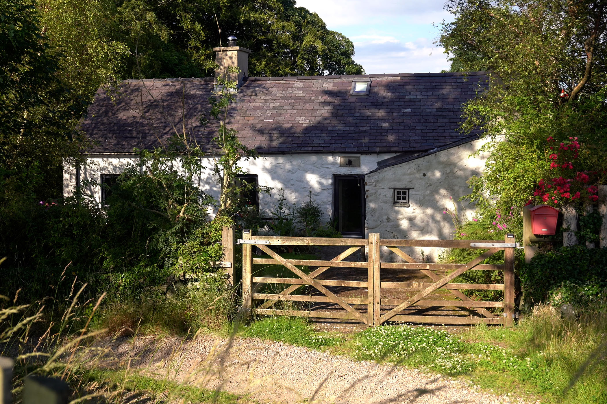 The couple’s house in Wales