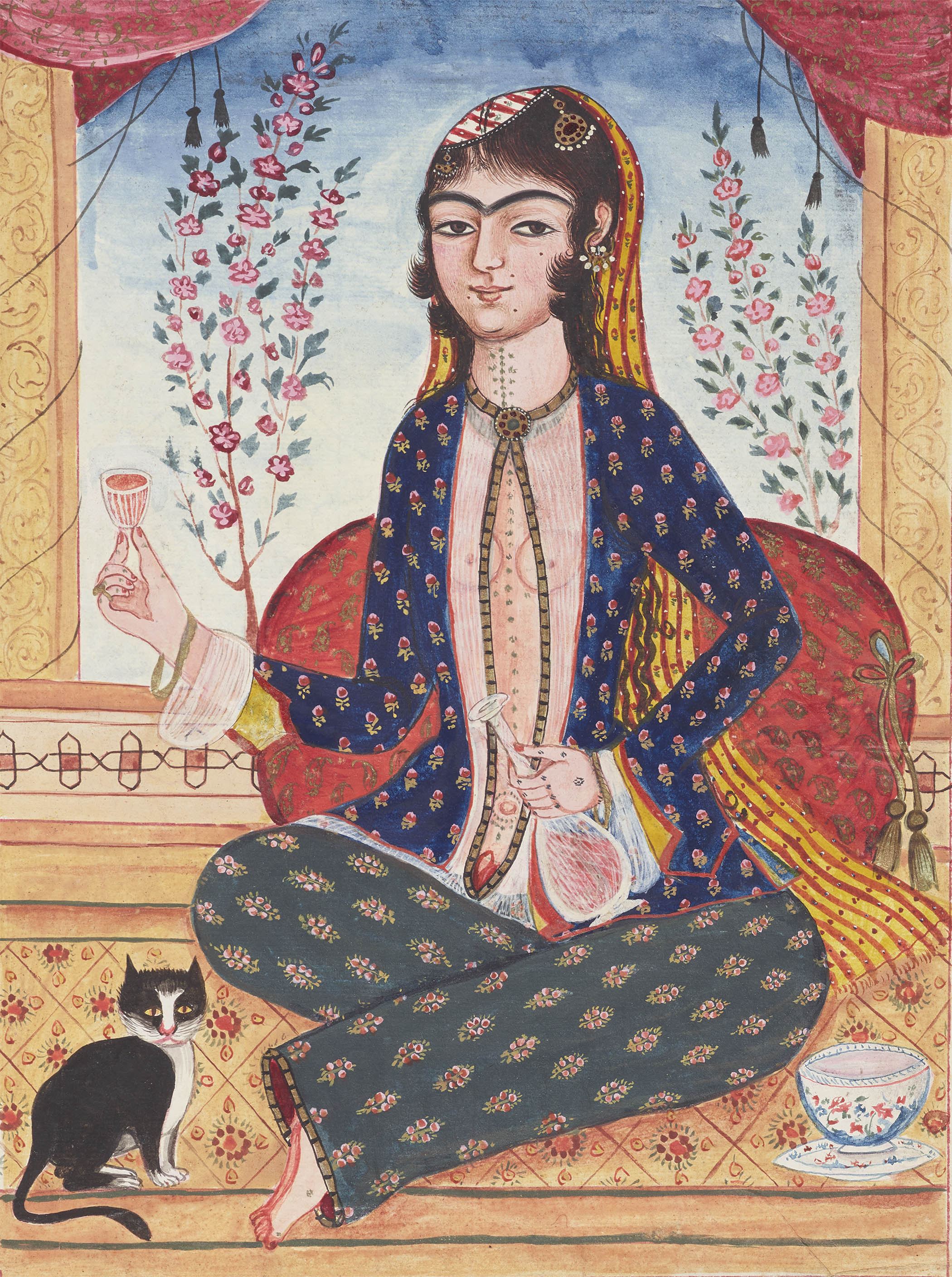 An image from an Album of Twelve Paintings in the collection of Sir William Ouseley